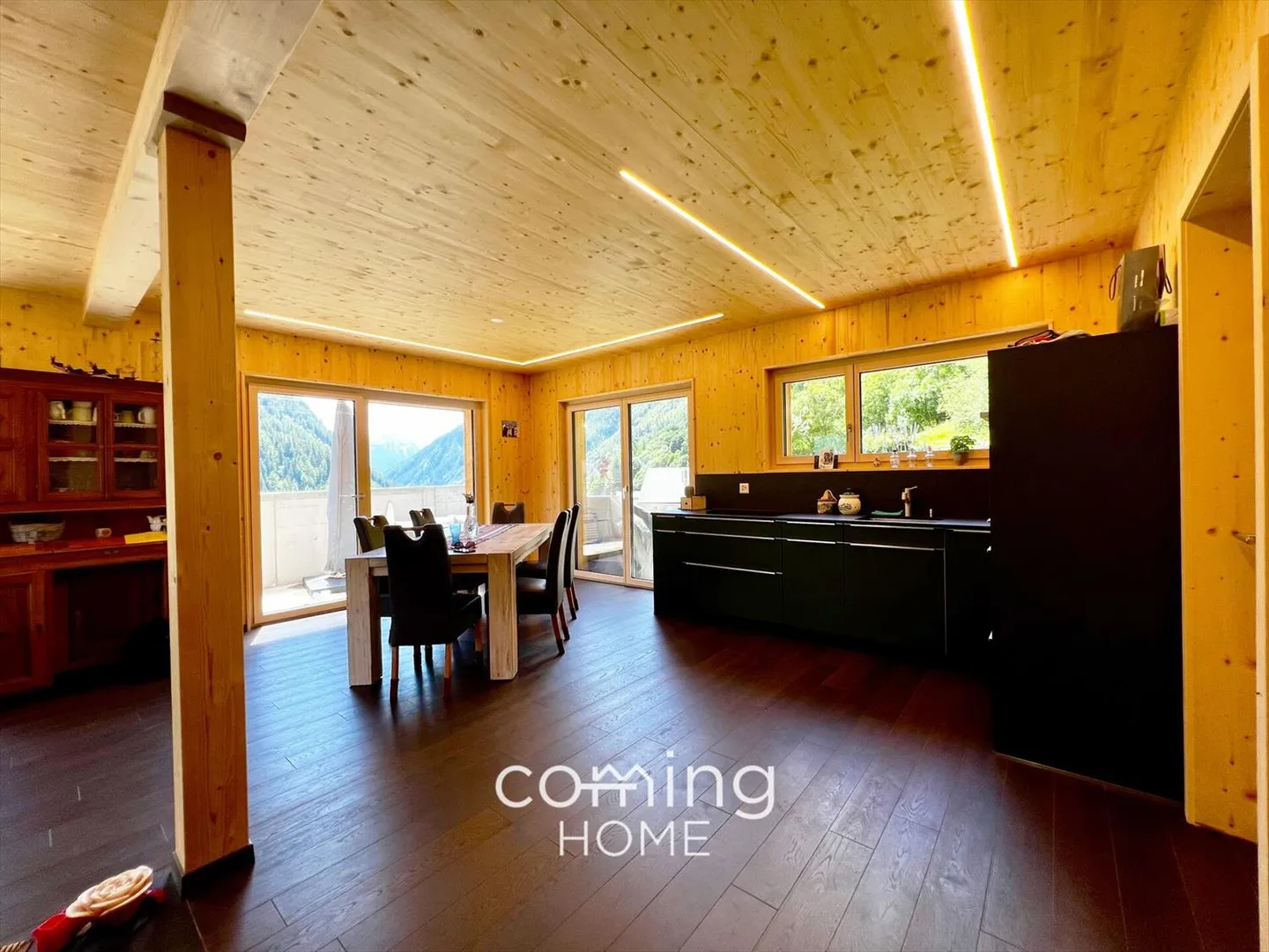 Sustainable living in Ferden - Solid wood house for rent with mountain view - Photo 1 of 10