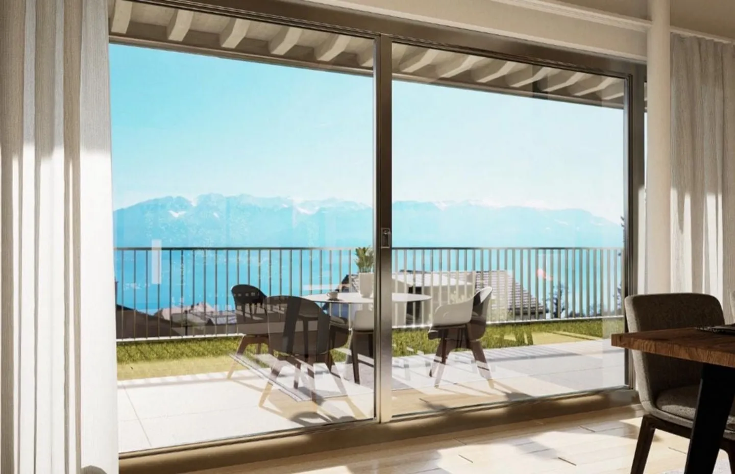 Magnificent new townhouse villa with 6.5 rooms in Chexbres with lake view. - Photo 6 of 12