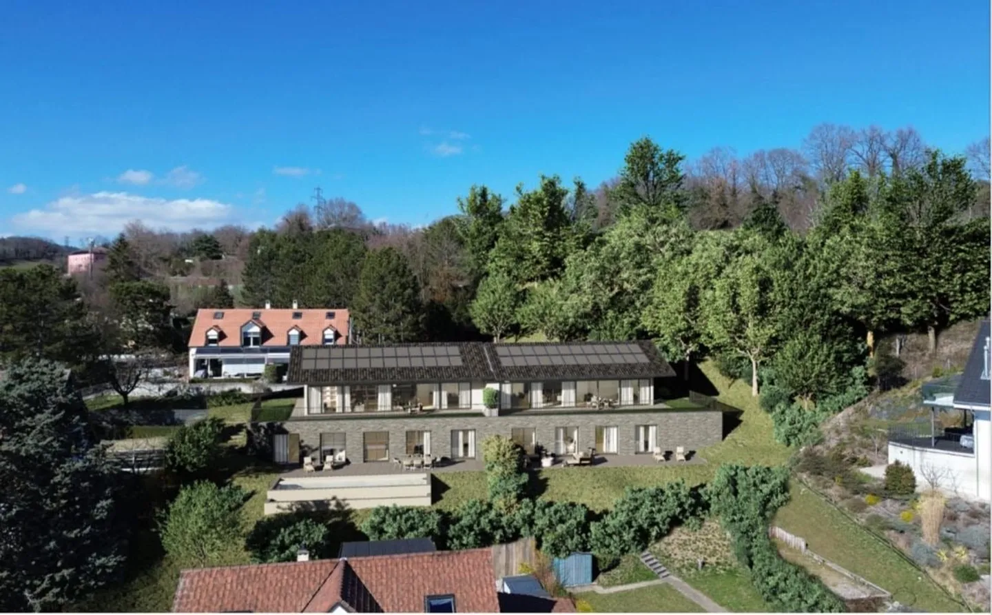 Magnificent new townhouse villa with 6.5 rooms in Chexbres with lake view. - Photo 10 of 12