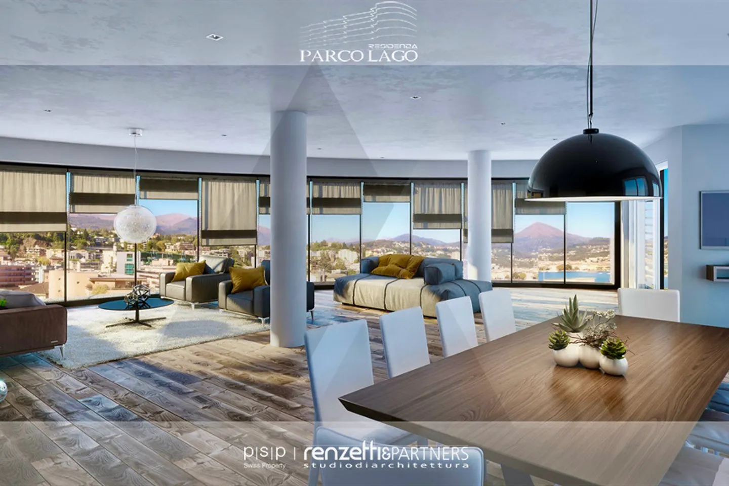 DACHGESCHOSS IN EINER NEUEN WOHNANLAGE IN LUGANO-PARADISO - Foto 3 von 11