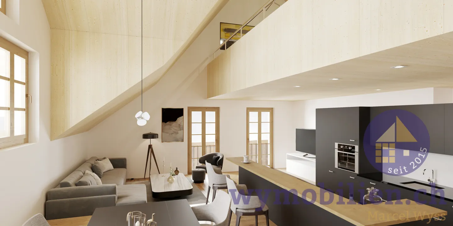 W6: Loft Leone con 3,5 stanze, 135m2 di superficie abitabile! - Foto 2 di 12