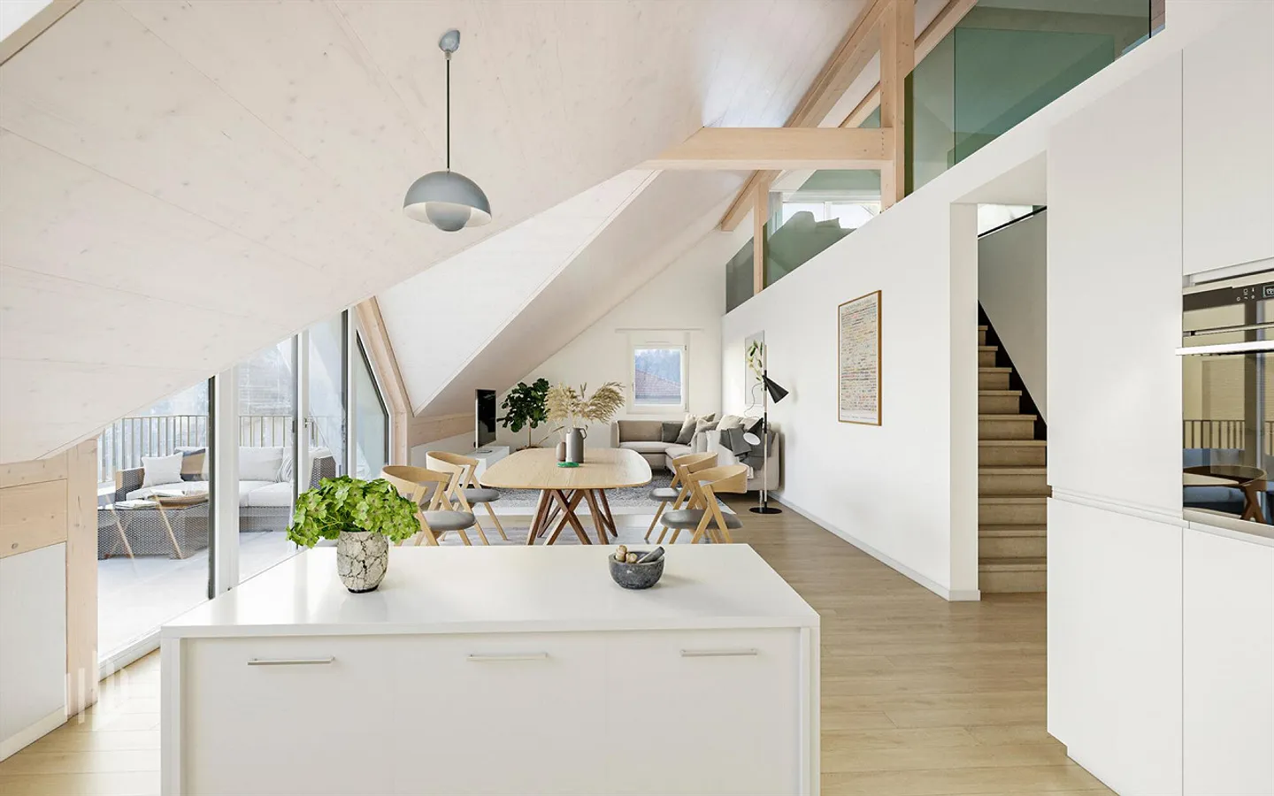 ImmoWyss - Penthouse Neuf Premium avec Design Élégant et Raffiné - Photo 4 sur 10