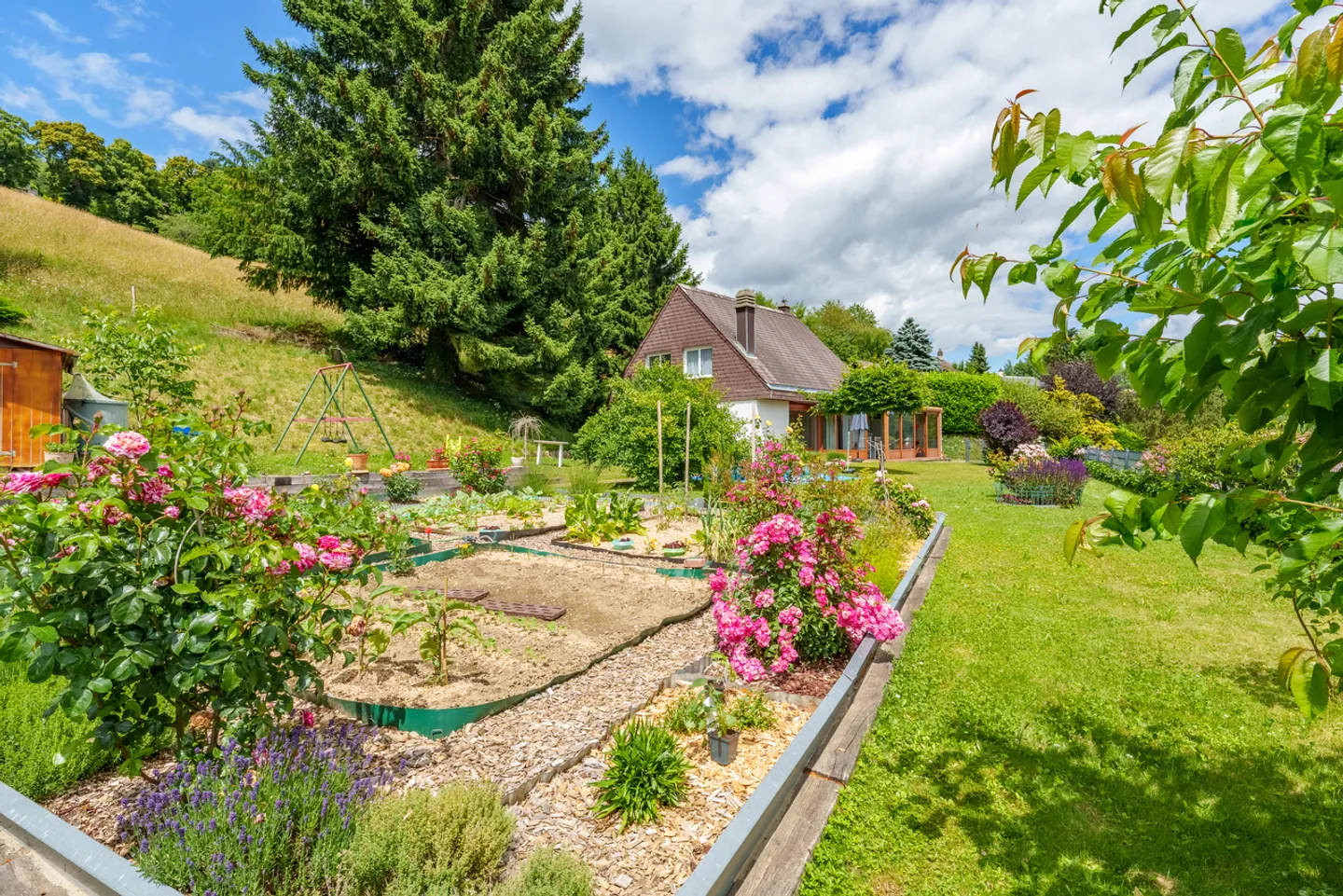 Stupenda villa familiare di 5,5 locali con grande giardino e vista libera - Foto 3 di 32