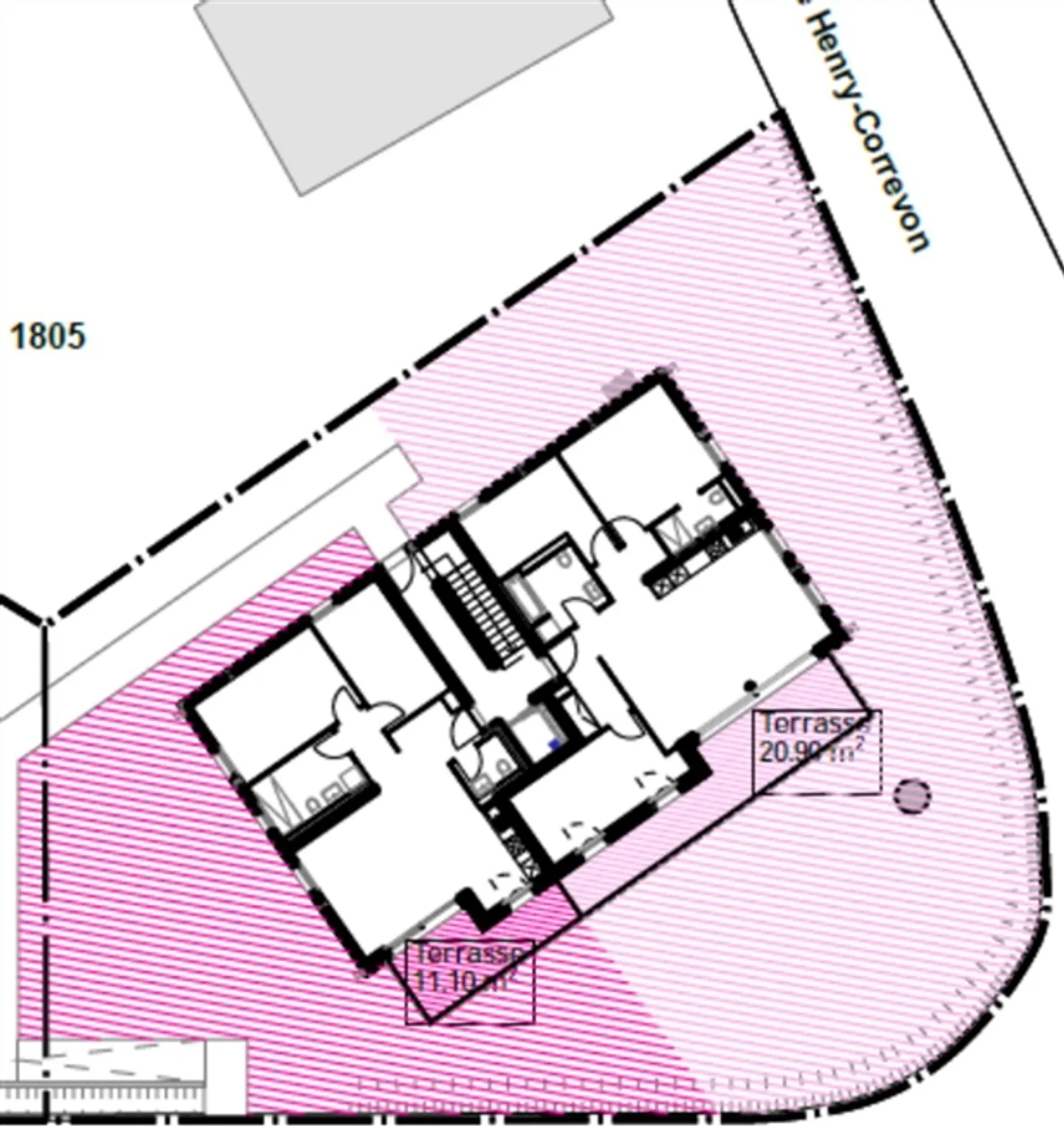 LAST NEW LOT, 4.5 rooms on the 1st floor with large balcony - Photo 4 of 4