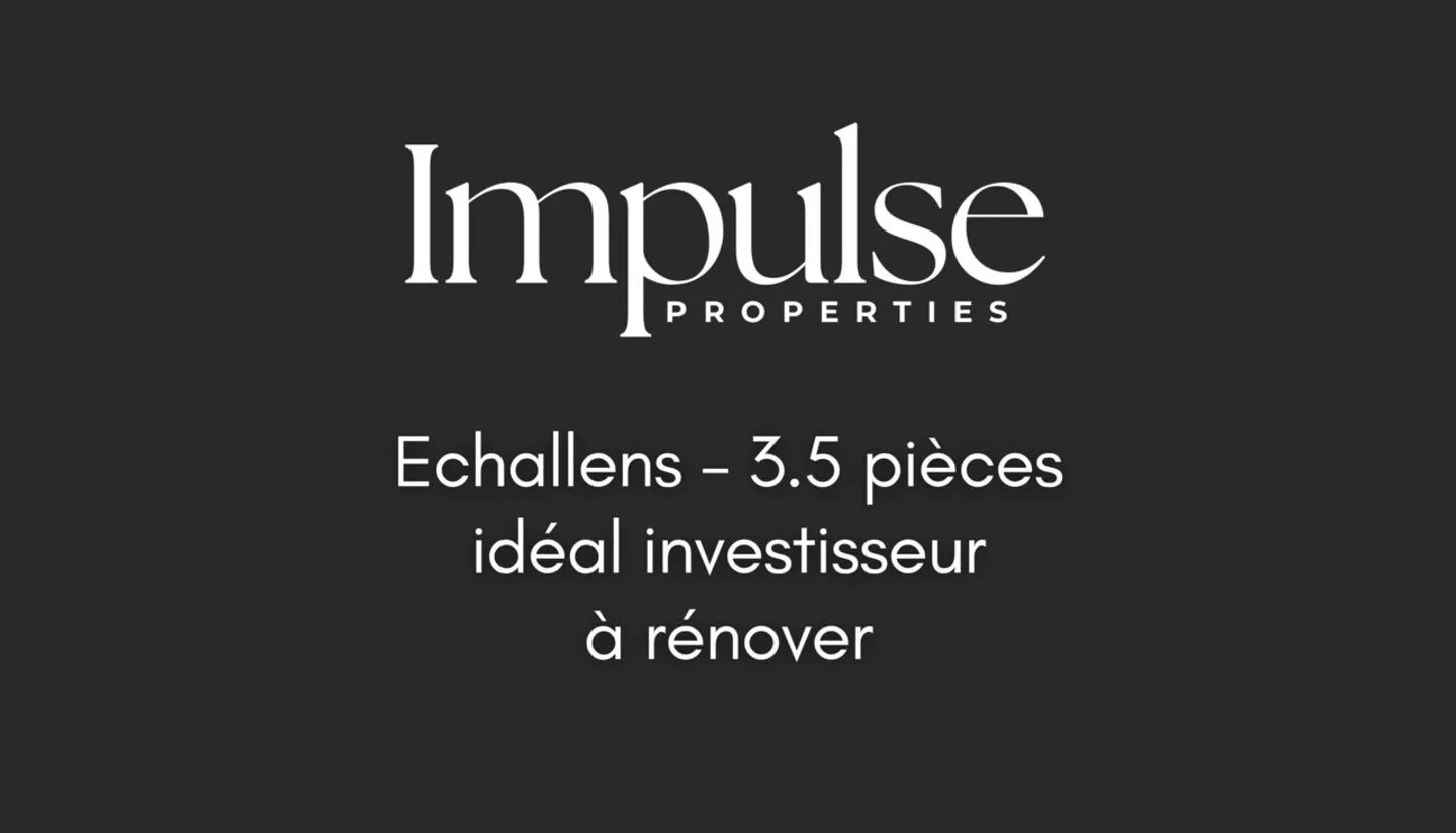 3.5-room PPE apartment to renovate — Echallens with parking space - Photo 1 of 1