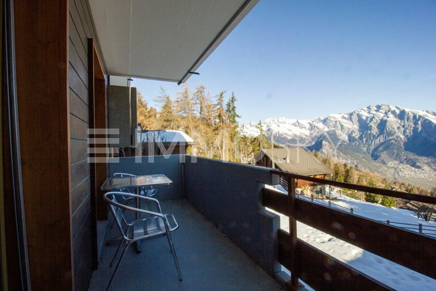 Wohnung mit Aussicht in La Tzoumaz - Foto 4 von 5