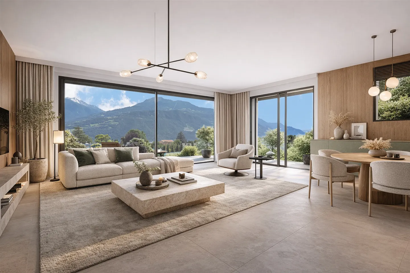 SPLENDIDA VILLA CONTEMPORANEA 5.5 STANZE A PLAN-CONTHEY - Foto 2 di 4