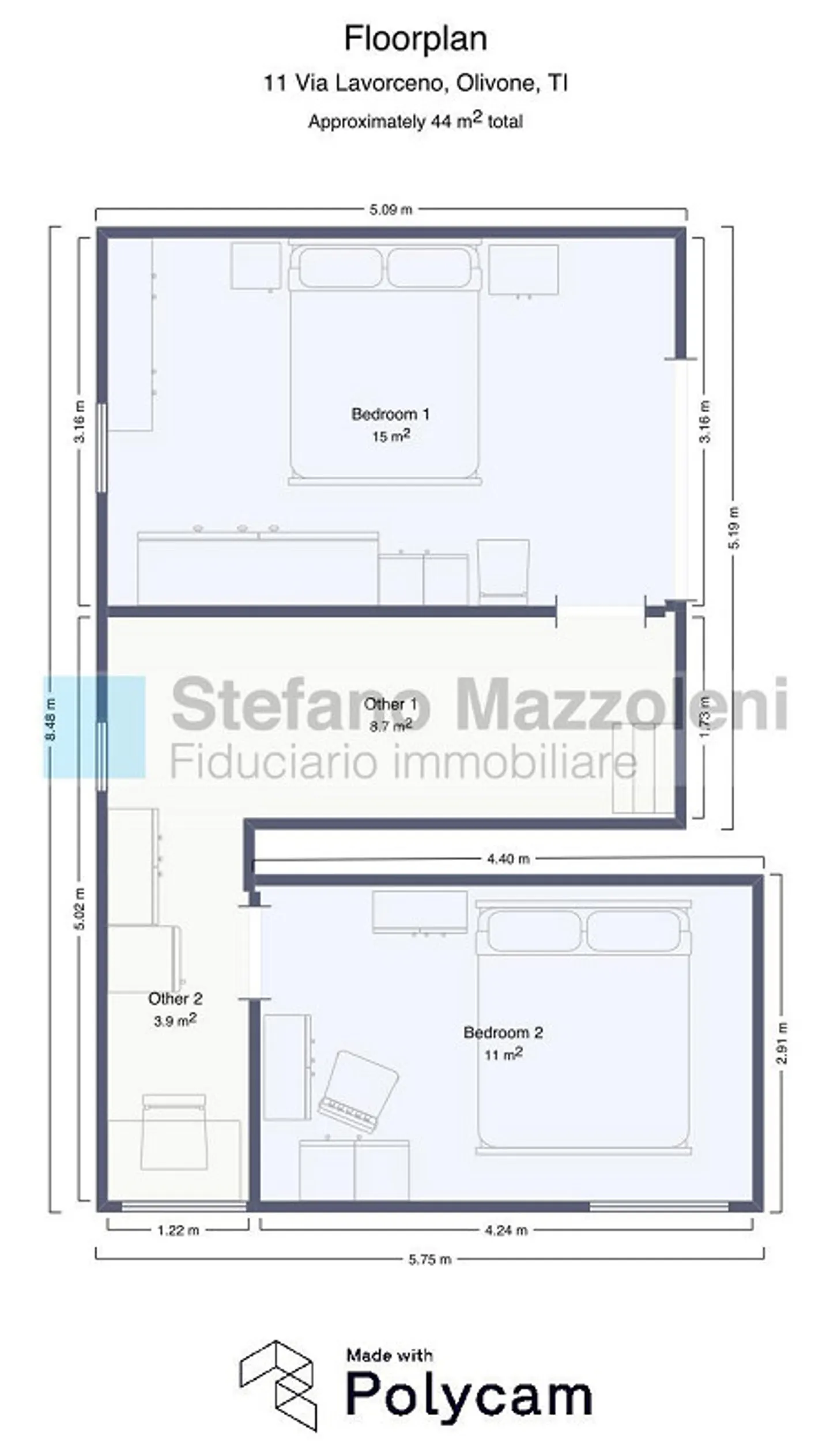 Duplex Incantevole con Giardino a Olivone - Foto 13 di 14