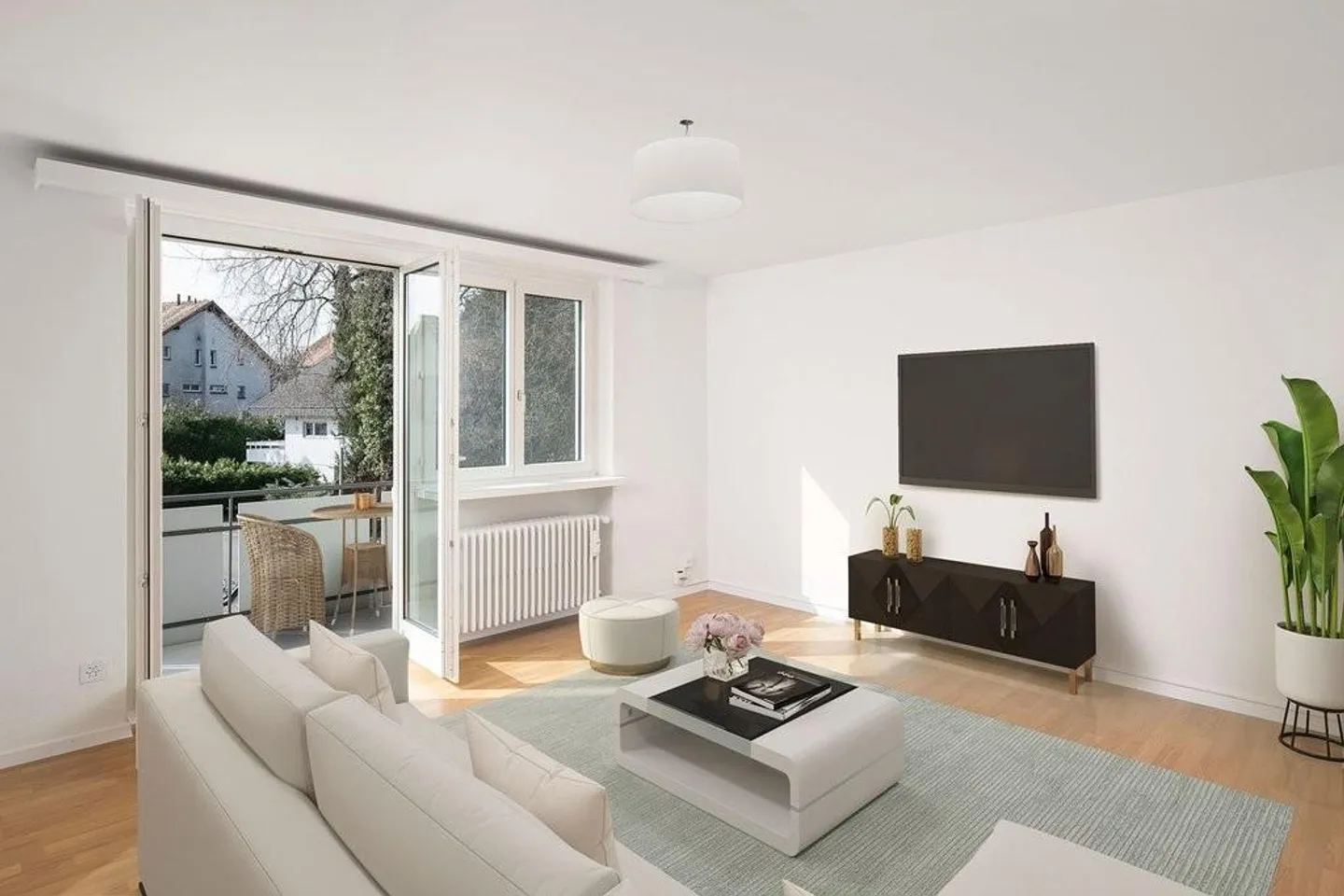 Renovated 3-room apartment near the train station - Photo 2 of 6