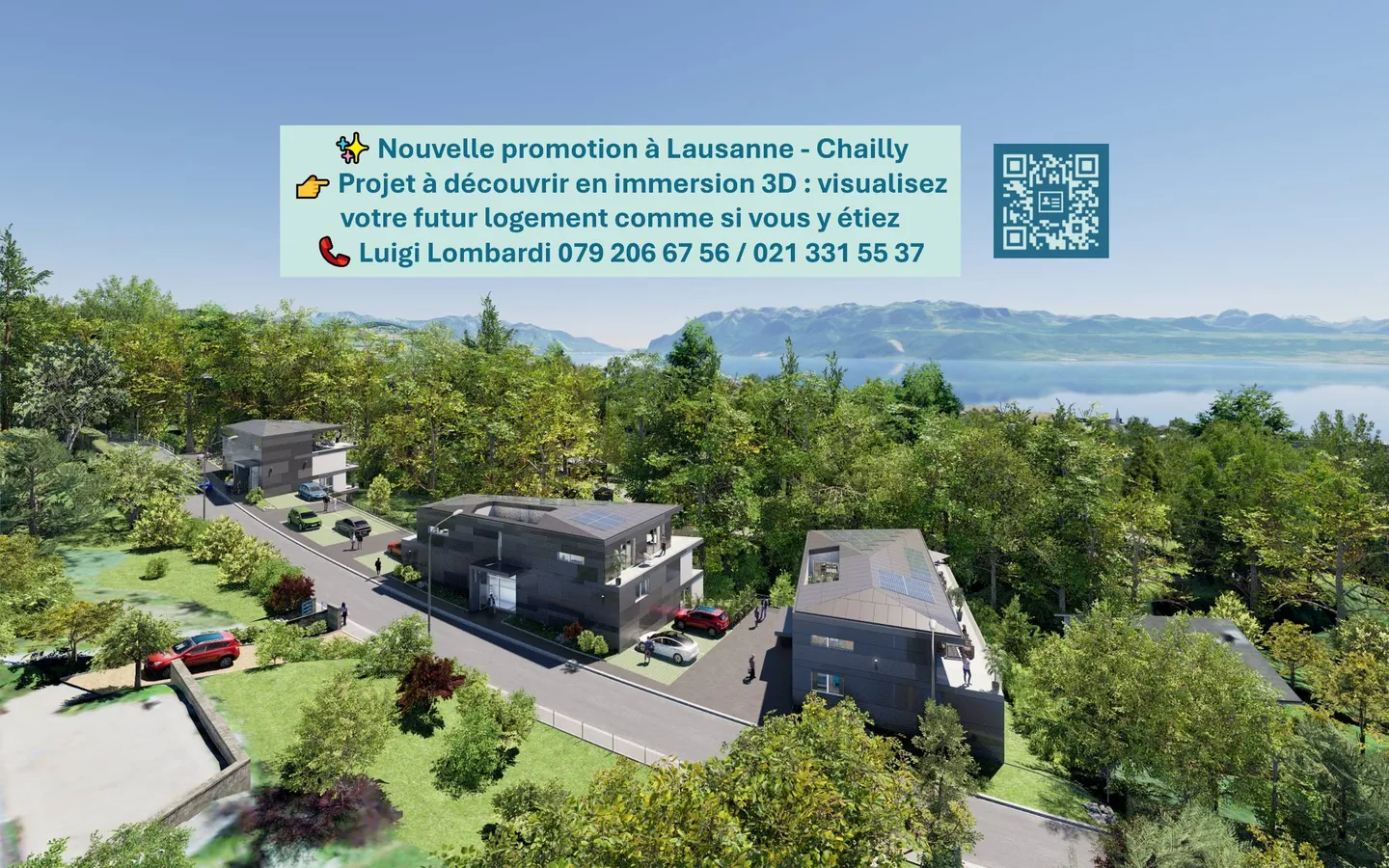 Attico NUOVO di 5,5 stanze in duplex con terrazza e vista sul Lago di Ginevra - Scoprilo in immersione 3D! - Foto 1 di 7
