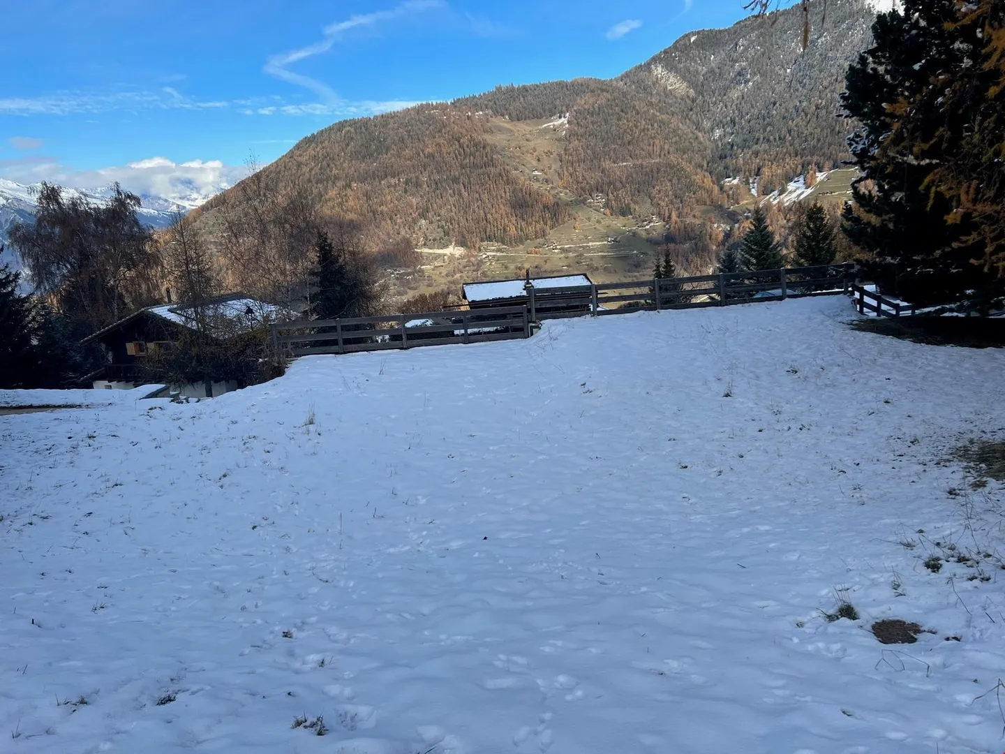 In vendita: lotto di 669 m2 a La Tzoumaz/4 Vallées, vicino al centro - Foto 5 di 6
