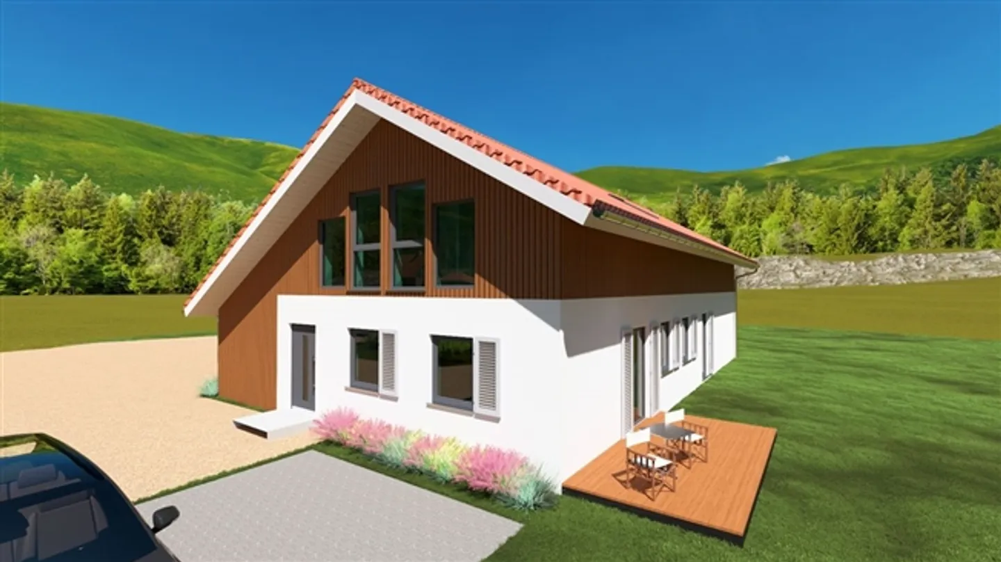 Twin Villa with 3.5 Rooms and Stall Space for 3 Horses - Photo 5 of 10