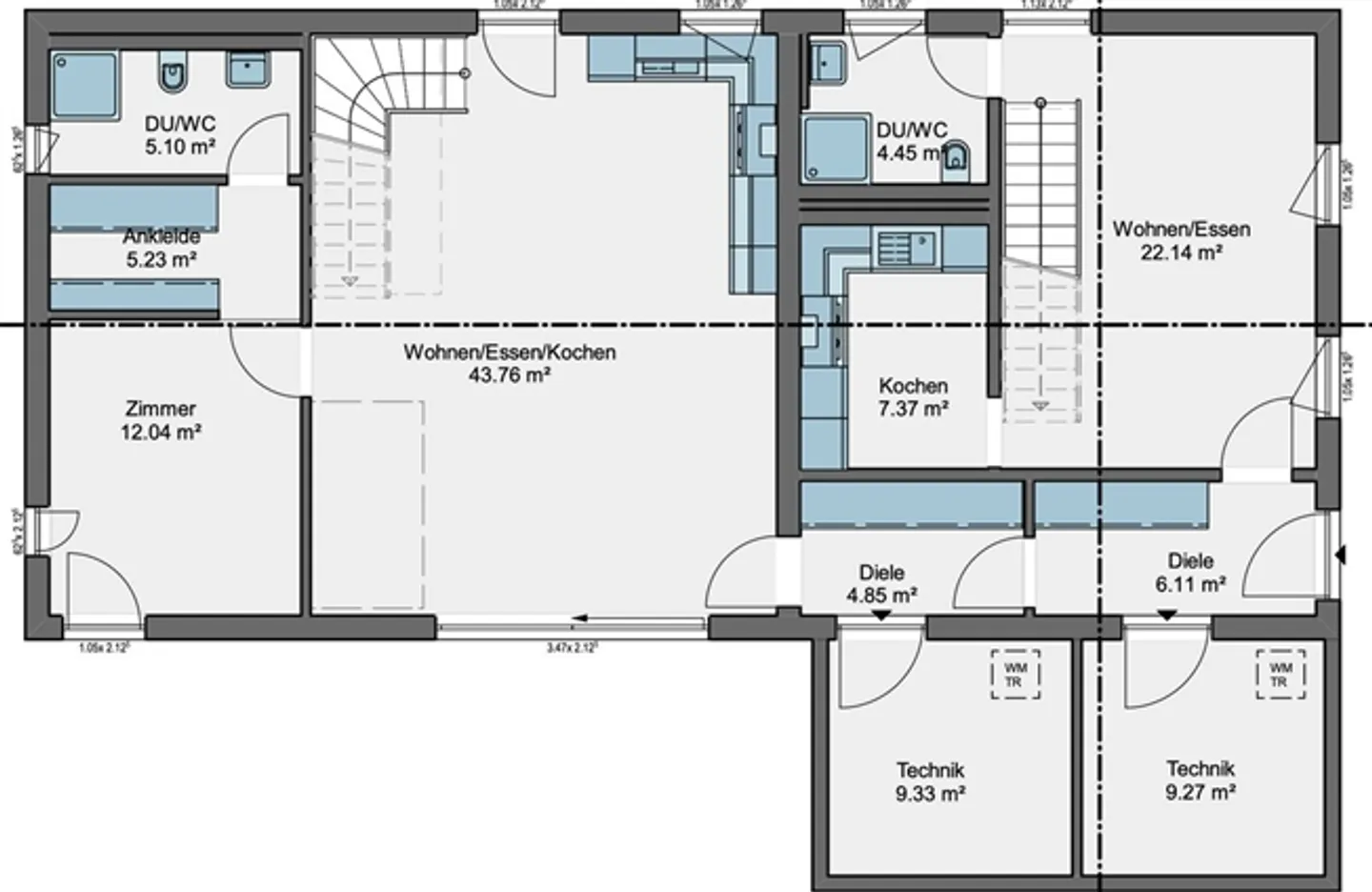 Twin Villa with 3.5 Rooms and Stall Space for 3 Horses - Photo 7 of 10