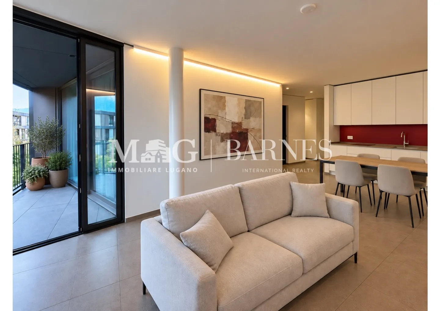 Elegante Wohnung im Parco Casarico - Foto 4 von 6