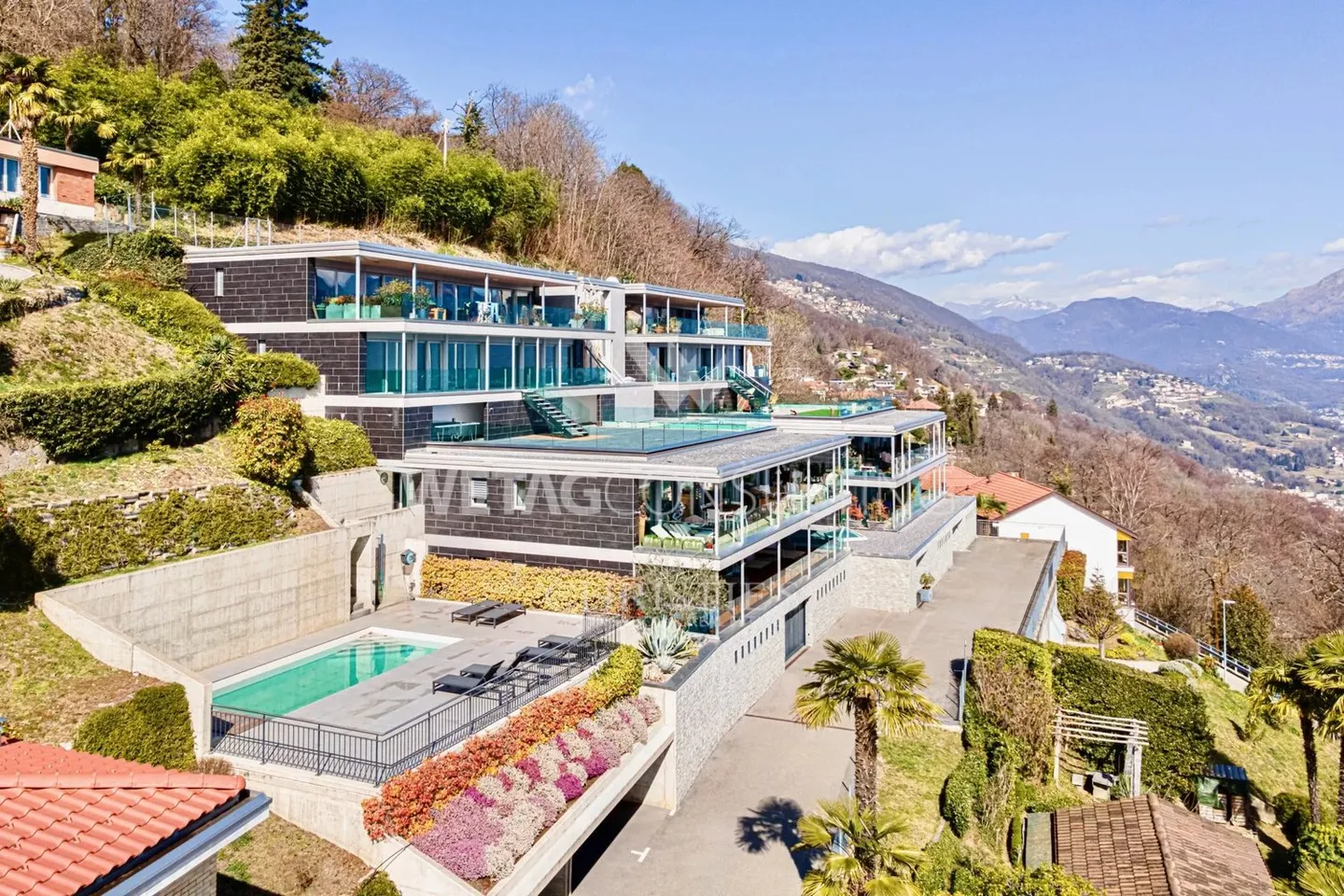 Appartamento prestigioso con vista spettacolare sul lago di Lugano a Vernate in vendita - Foto 12 di 12