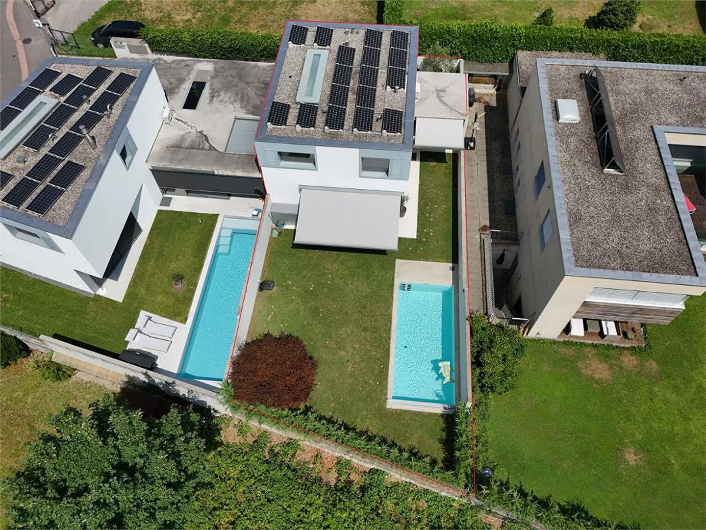 Villa contemporaine avec piscine à Villa Luganese - Photo 1 sur 13