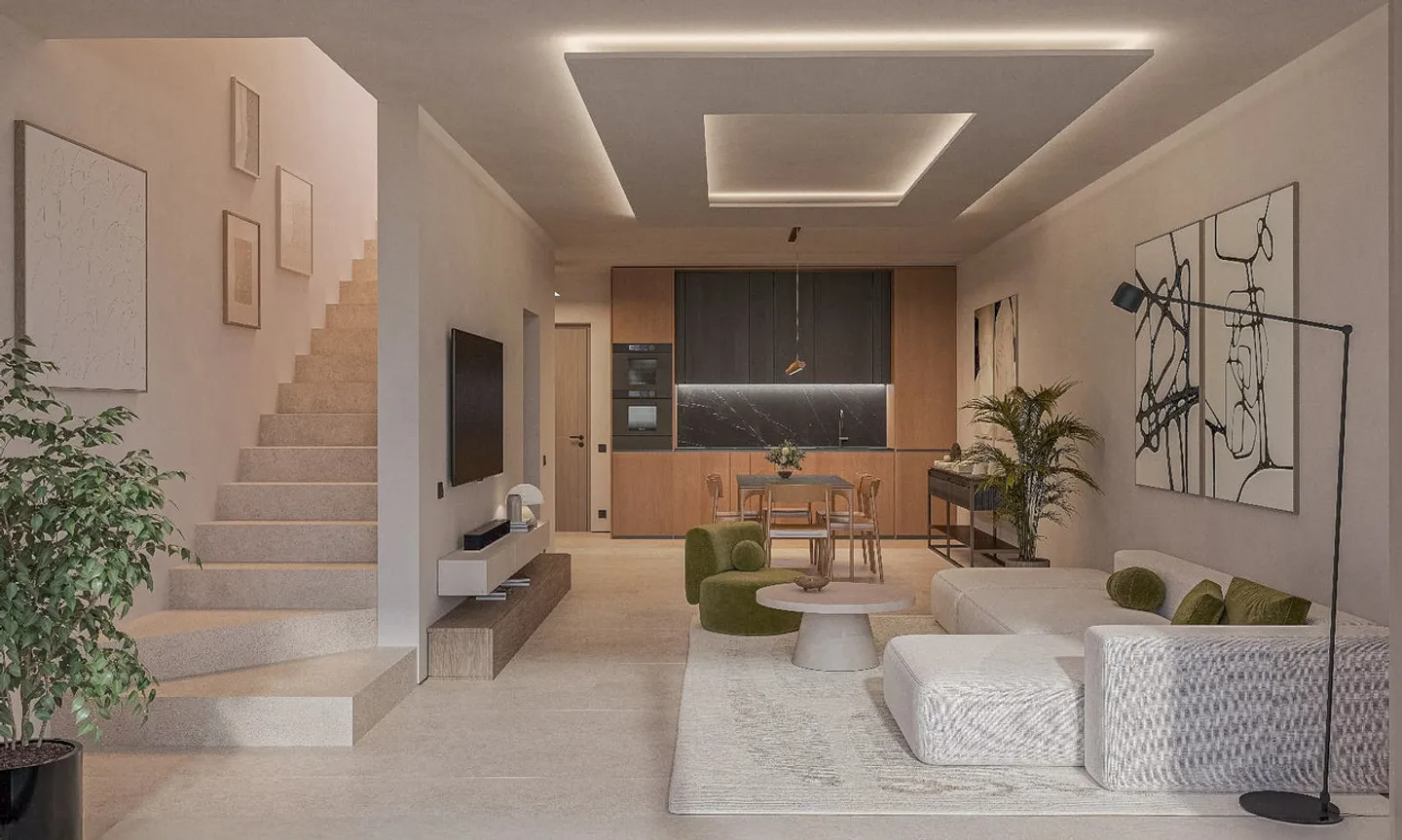 Maison mitoyenne avec jardin dans une résidence avec piscine - Photo 1 sur 6