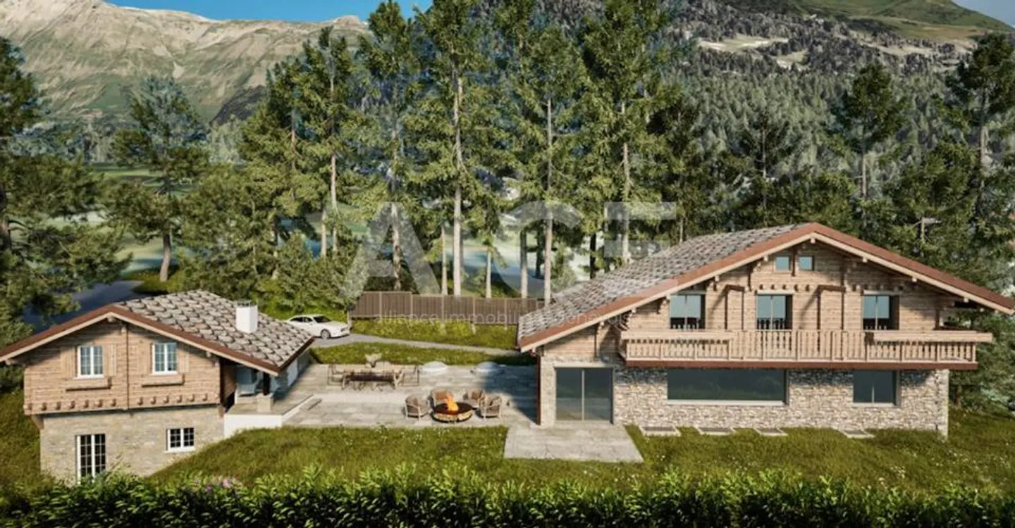 Magnificent renovated chalet with indoor pool and panoramic view - Photo 5 of 10