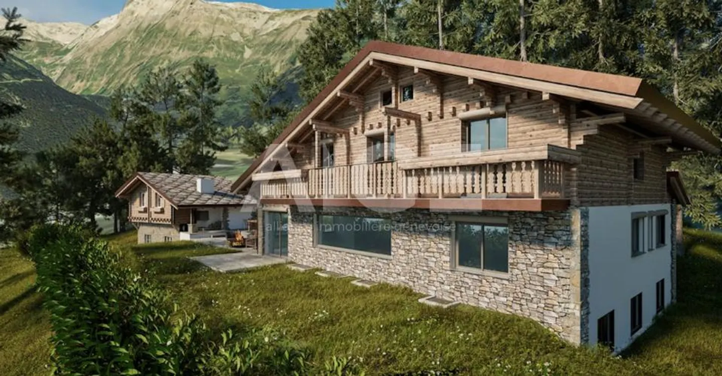 Magnificent renovated chalet with indoor pool and panoramic view - Photo 6 of 10