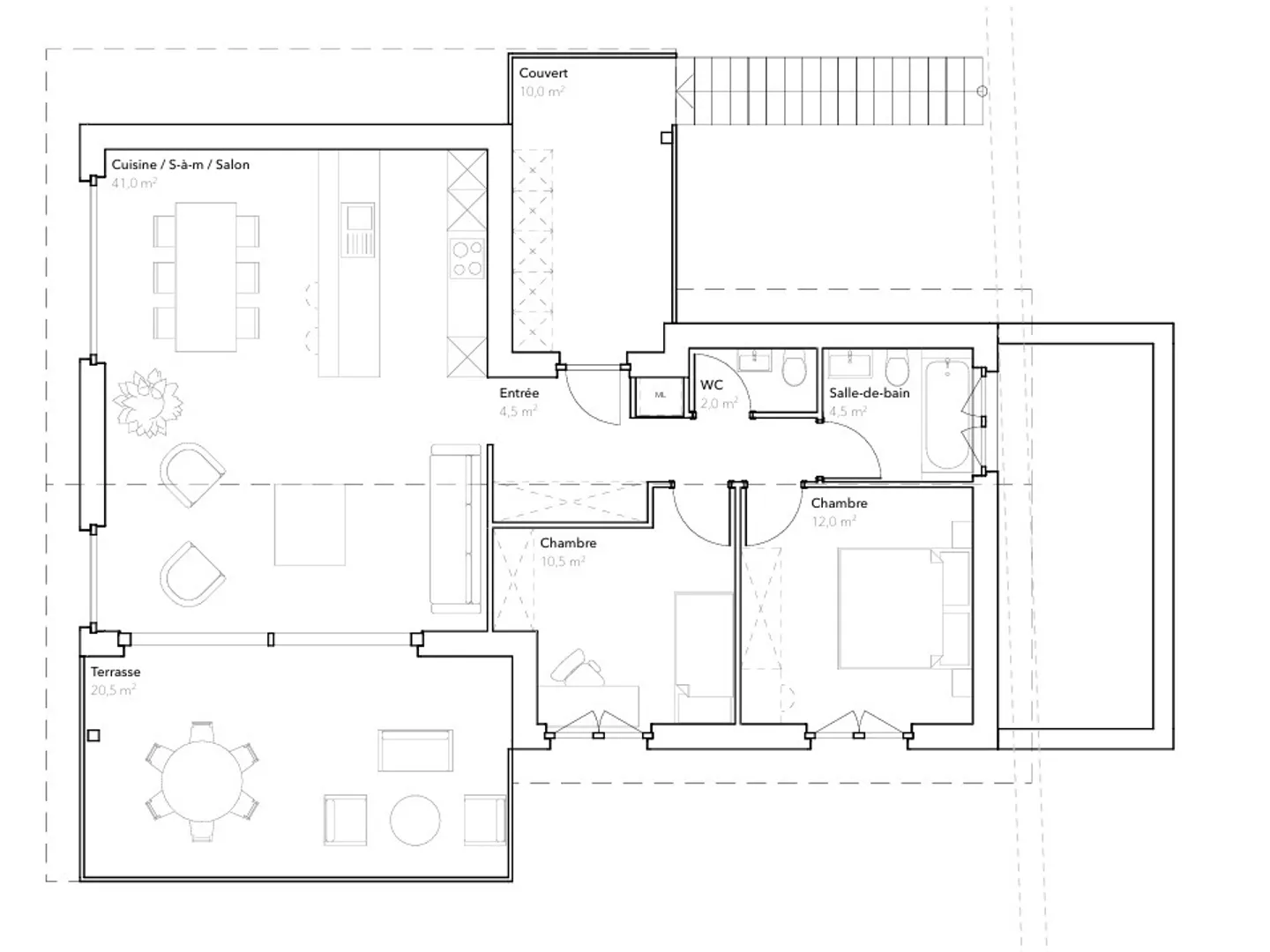 Wunderschöne Penthousewohnung mit atemberaubendem Blick - Foto 4 von 5