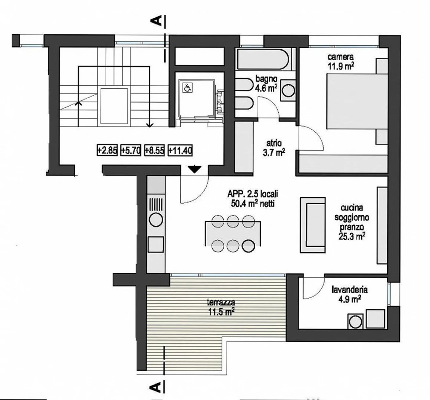 Appartamento esclusivo con terrazza - Foto 9 di 16