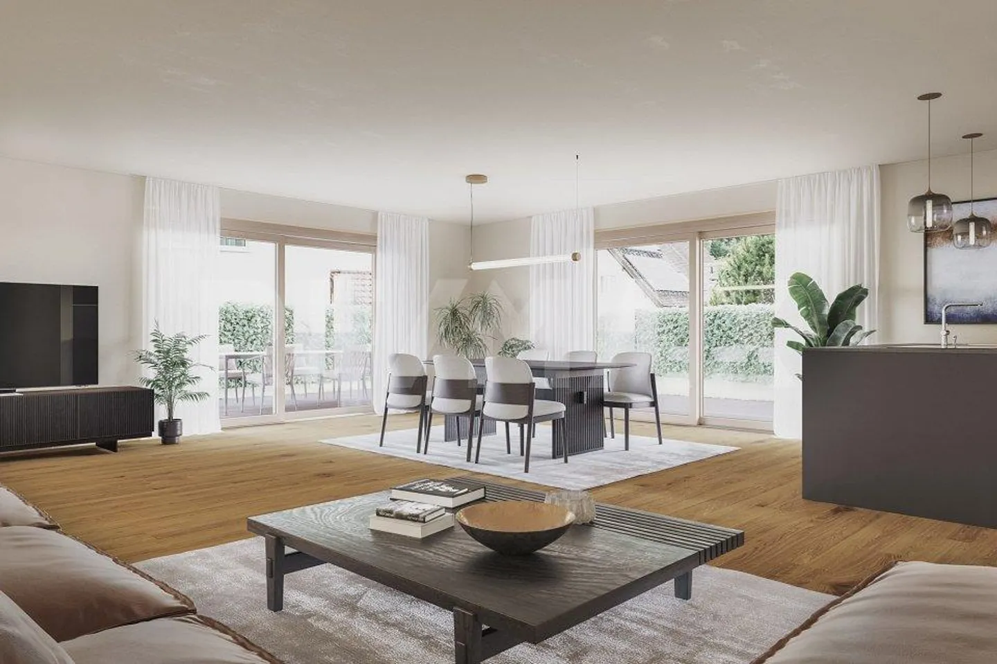 Spacious 4 ½ Room Garden Apartment C01 - 130.09 m² - Photo 1 of 6