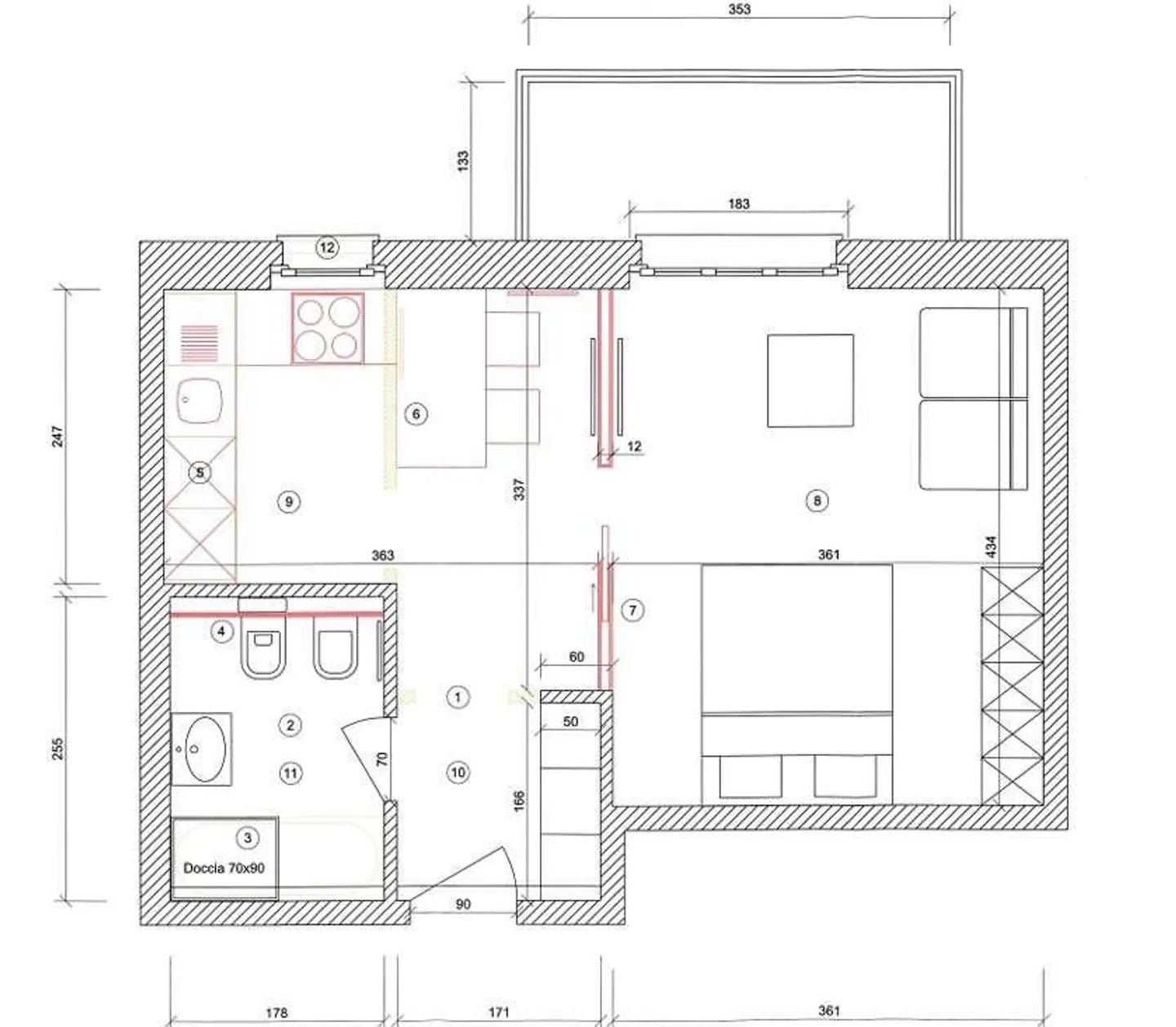 VACALLO : BEAU BUREAU-APPARTEMENT 2 CHAMBRES AVEC GARAGE - Photo 6 sur 6