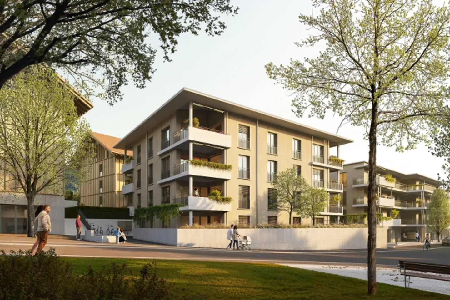 Erstvermietung: letzte 2.5-Zimmerwohnung mit Privatgarten - Foto 1 von 1