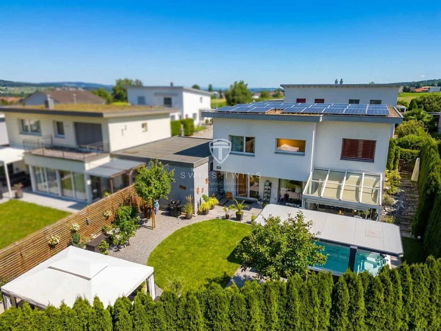 Modernes 6.5-Zimmer-Einfamilienhaus mit Wellnessoase in Emmenbrücke - Photo 12 sur 13