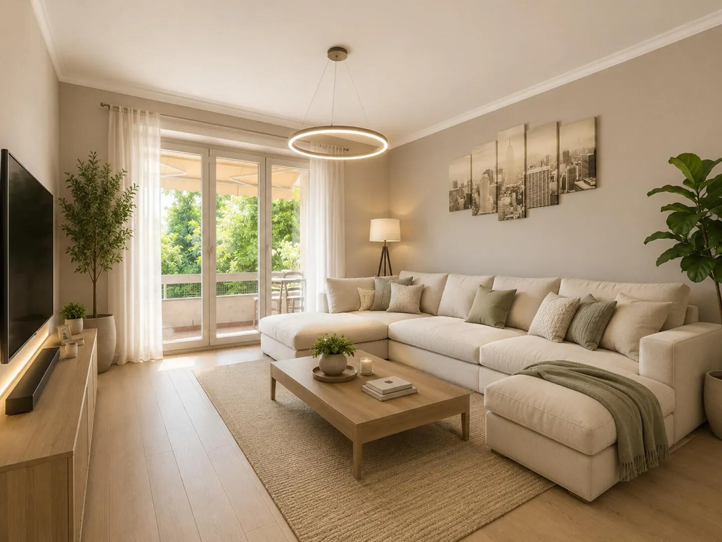 Helle 3,5-ZIMMER-WOHNUNG MIT PANORAMABLICK IN SAVOSA - Foto 1 von 10