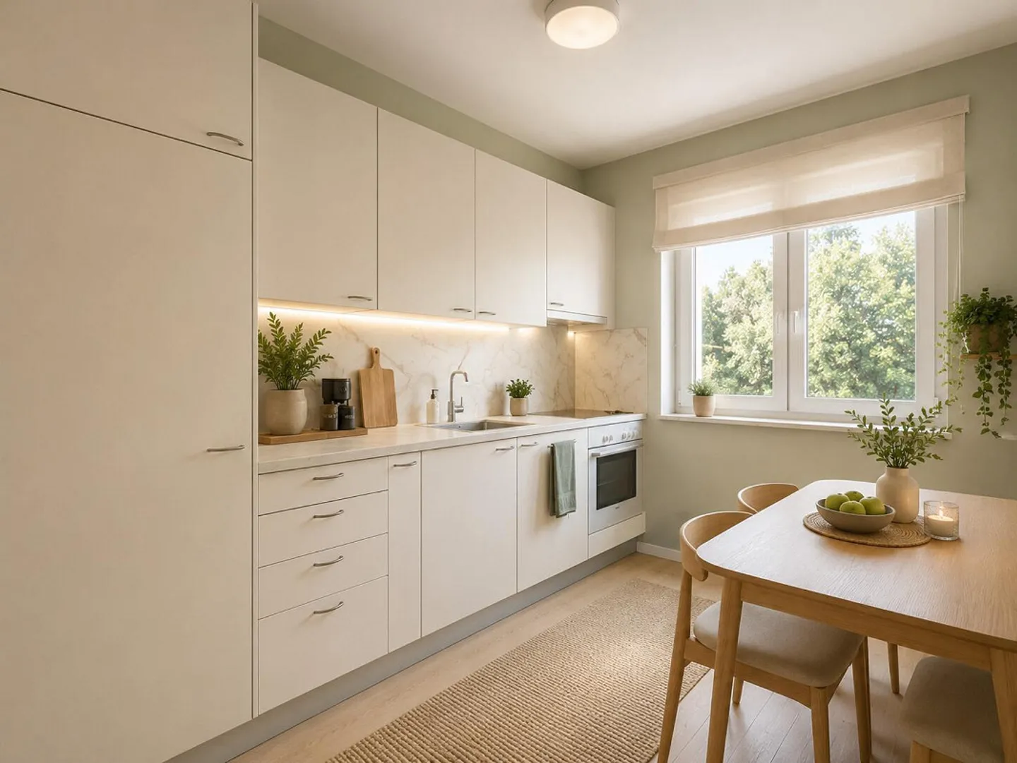 Helle 3,5-ZIMMER-WOHNUNG MIT PANORAMABLICK IN SAVOSA - Foto 3 von 10