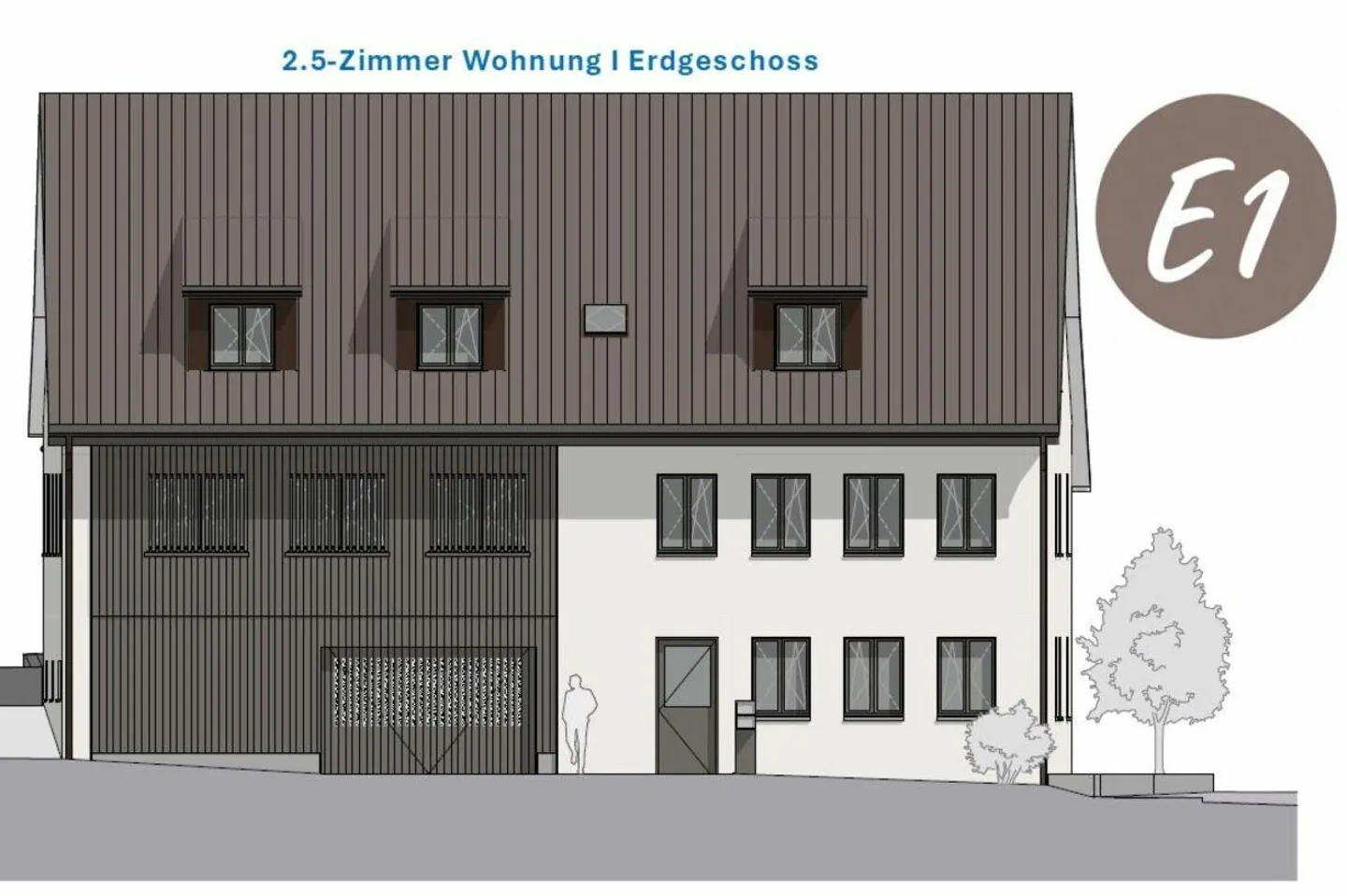 Modernes Mehrfamilienhaus - Foto 1 von 8