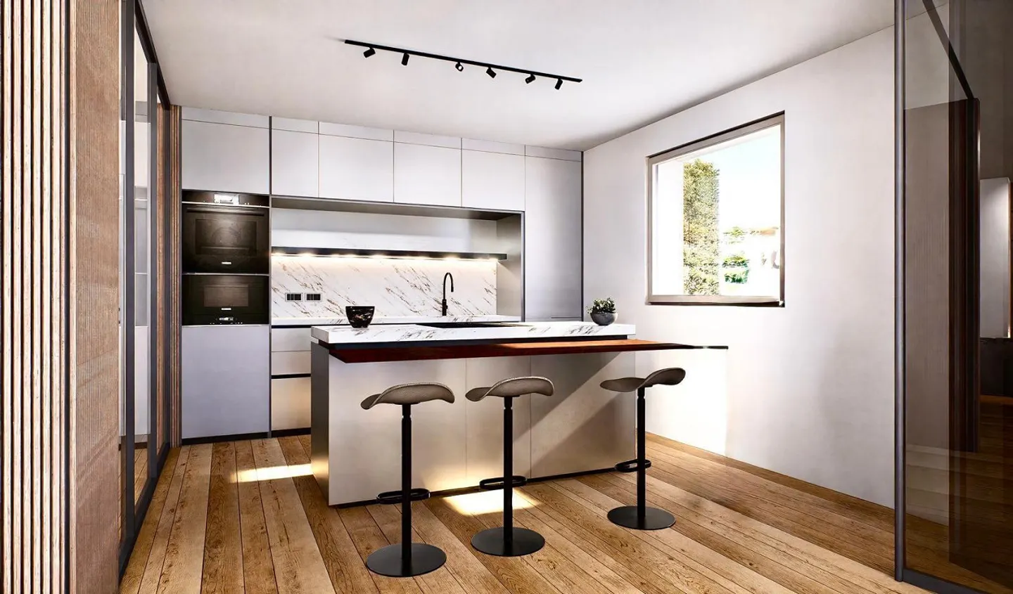 Exclusif 3.5 pièces avec vue sur le lac, jardin et finitions de qualité à Capolago - Photo 7 sur 9