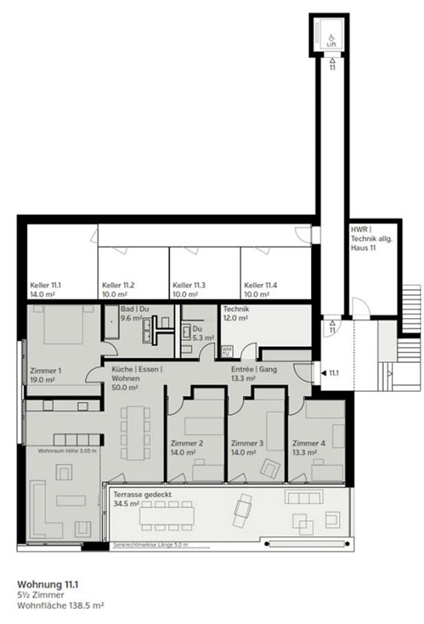 Terrace houses in a fantastic location: New construction project Buacher - Photo 7 of 9
