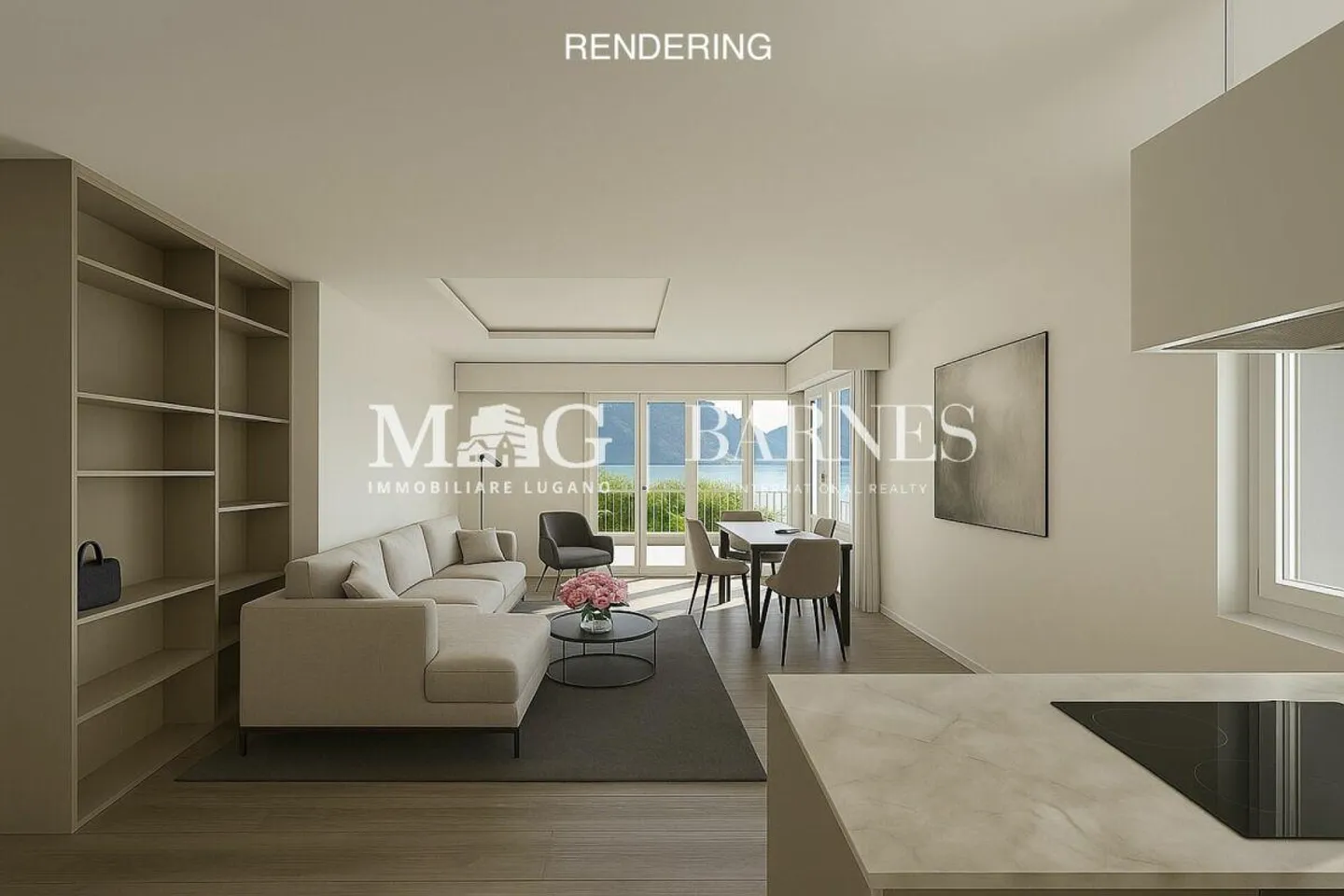 Lugano, Castagnola: Directly on the Lake - 4.5 room apartment - Photo 2 of 9