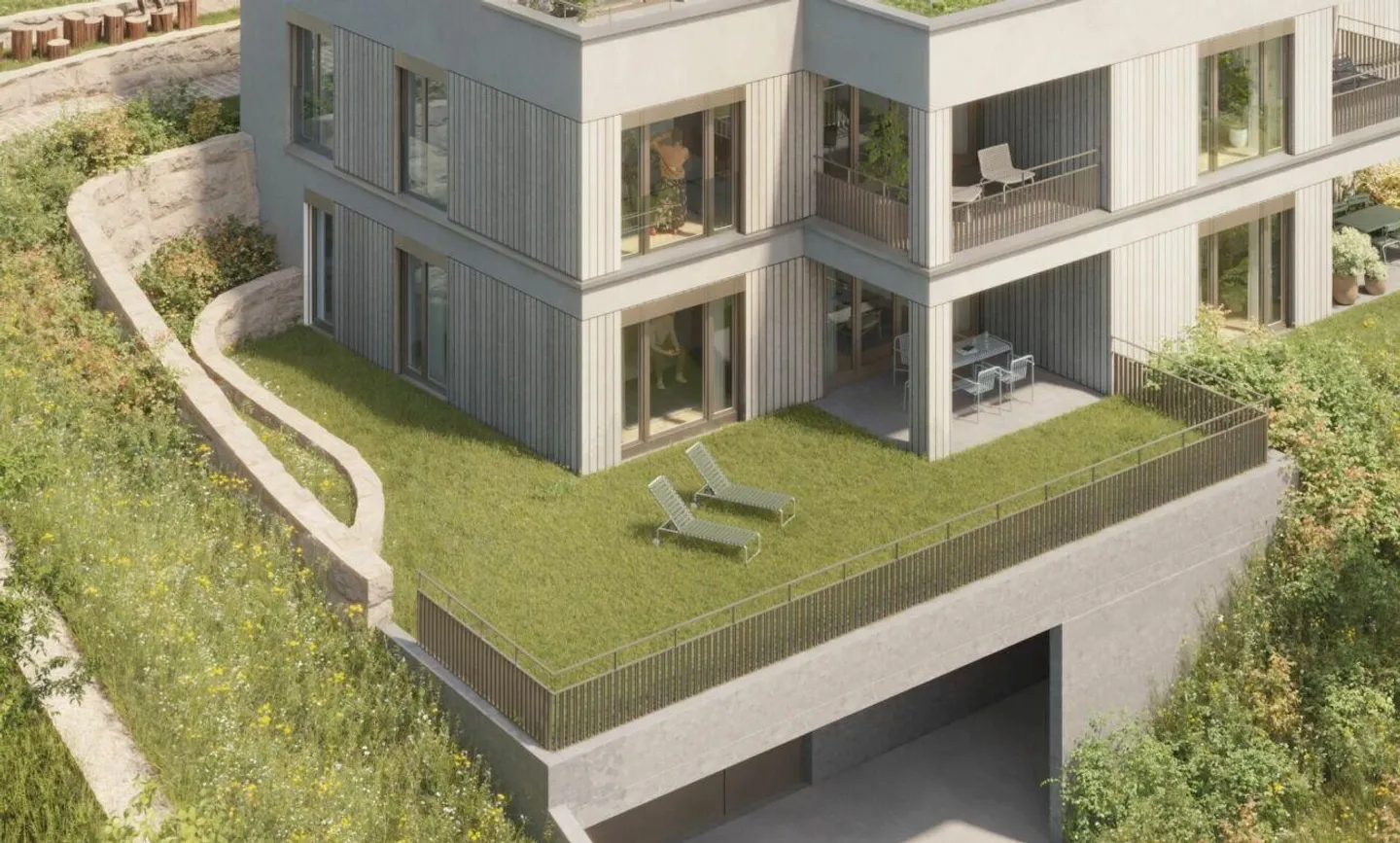 Modernes Gartenapartment in Mönthal - Foto 2 von 4