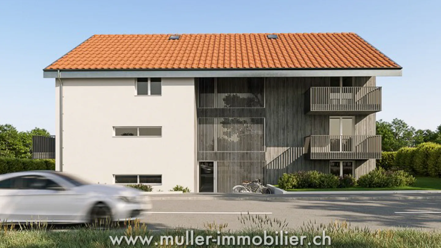 Attic with countryside view, close to Romont - Photo 11 of 12