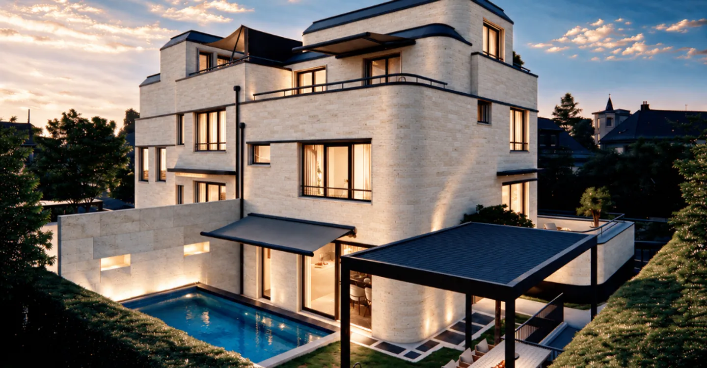 Luxus-Haus mit Pool und Smart-Features - Foto 1 von 11