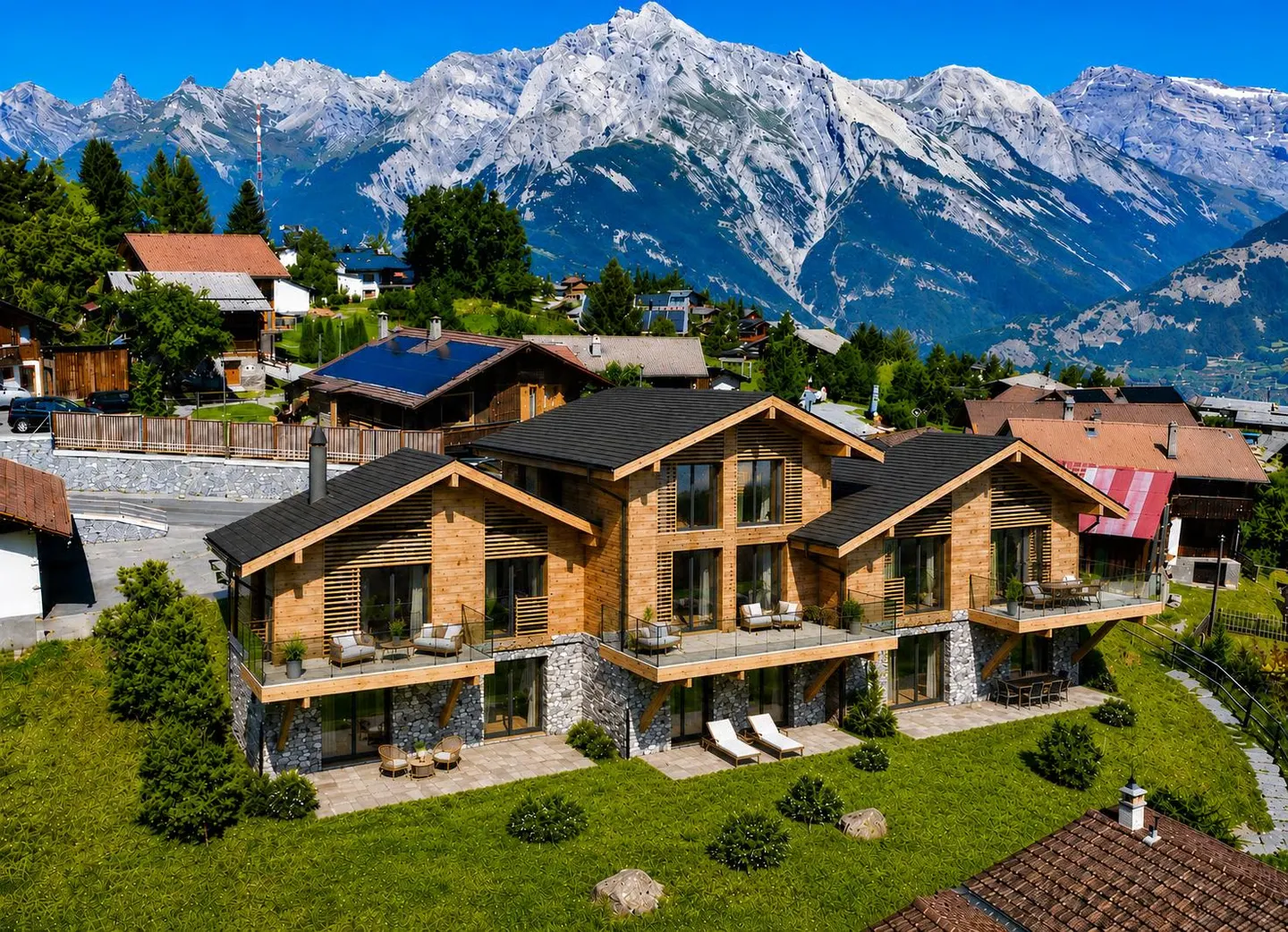 Appartement d'exception dans un chalet - Photo 2 sur 7