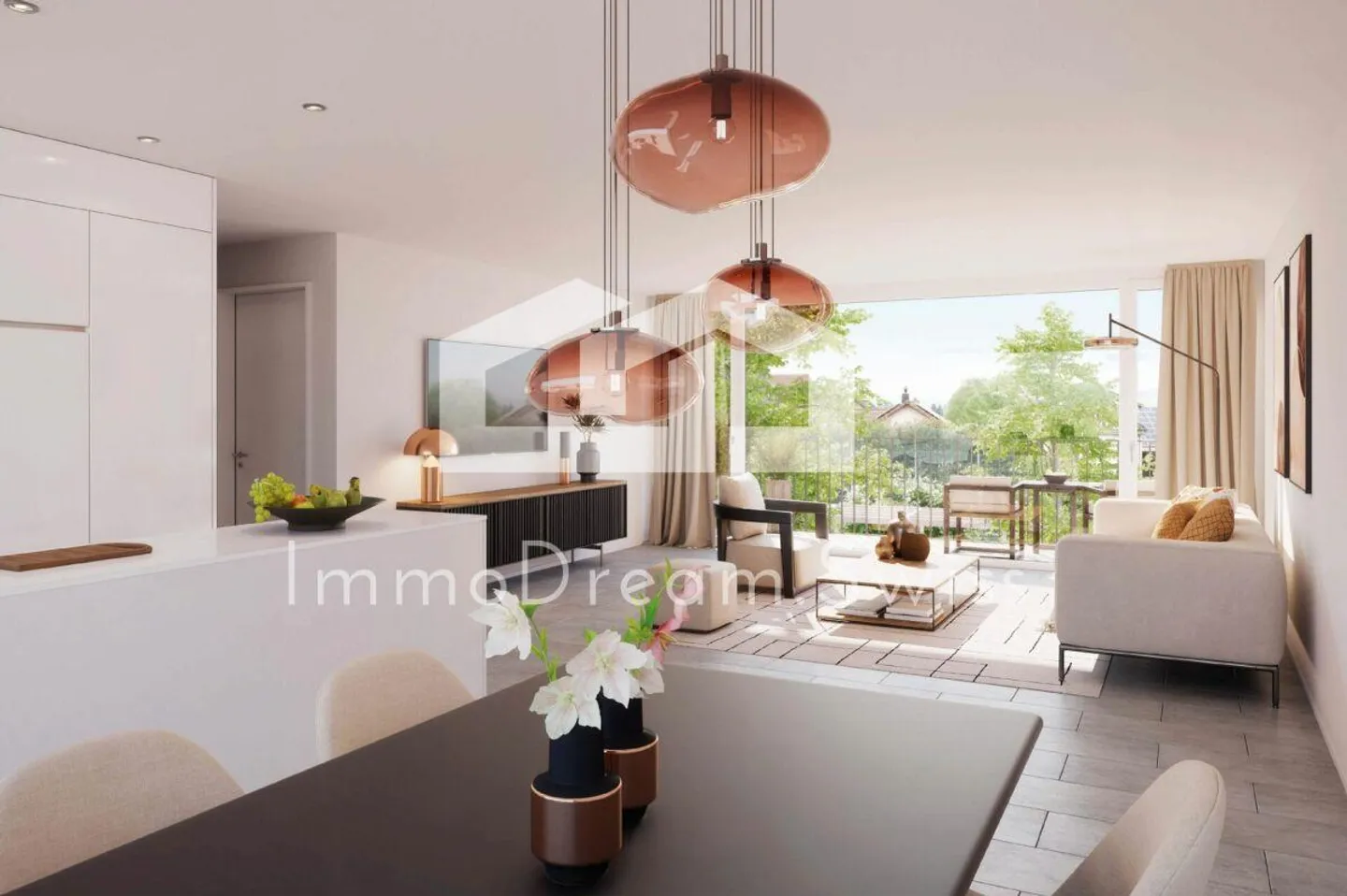 Nuovo progetto attraente e moderno di appartamento di 4 ½ stanze - Foto 3 di 7