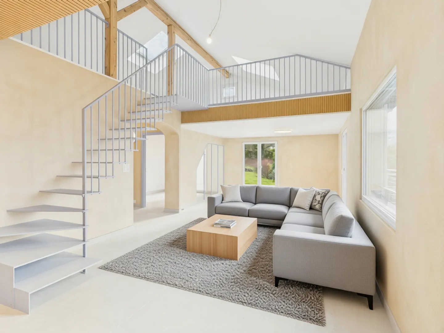 Bella casa a schiera con studio separato e vista eccezionale sul lago a Villeneuve - Foto 2 di 13