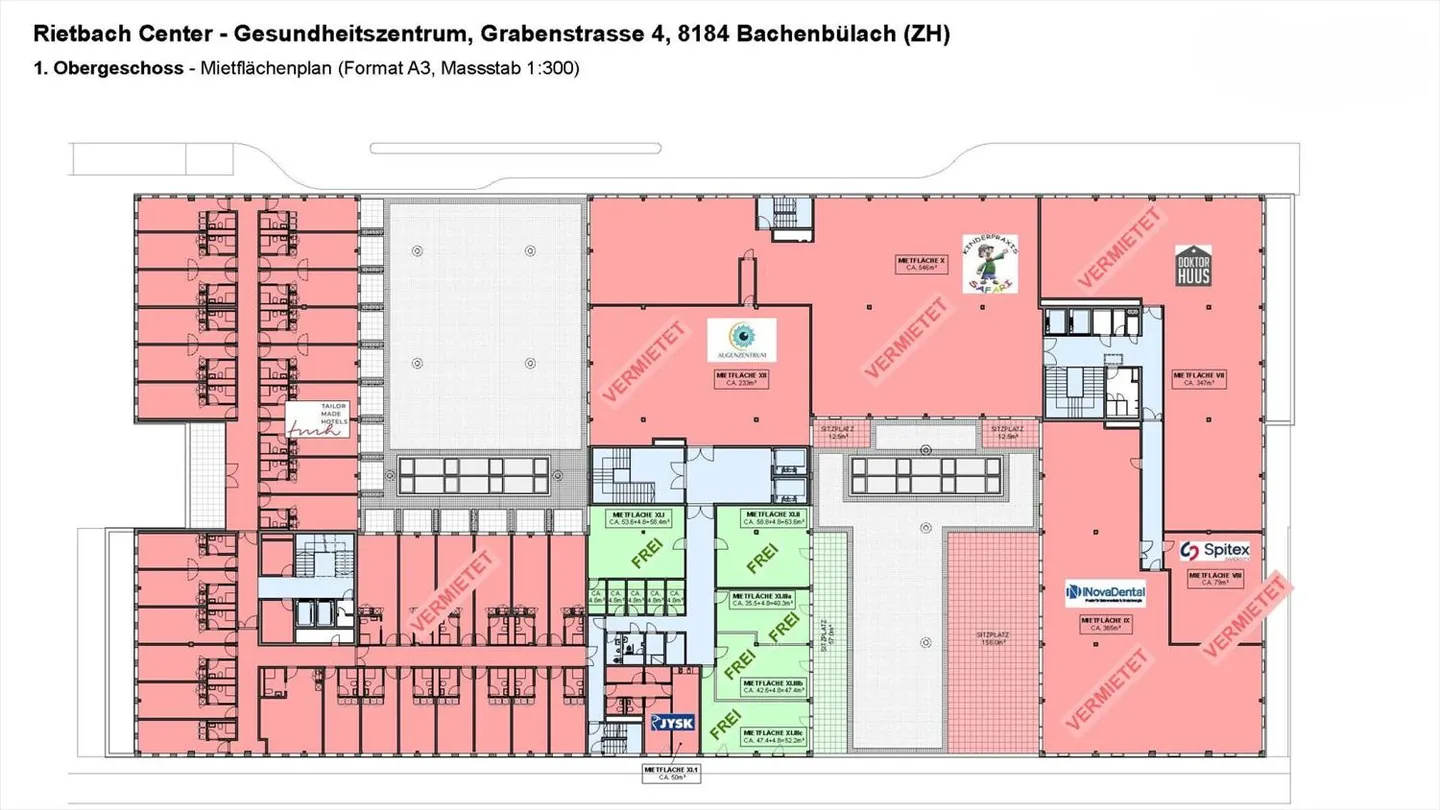 Espaces de pratique et de services agrandis au Rietbach Center - Photo 6 sur 7