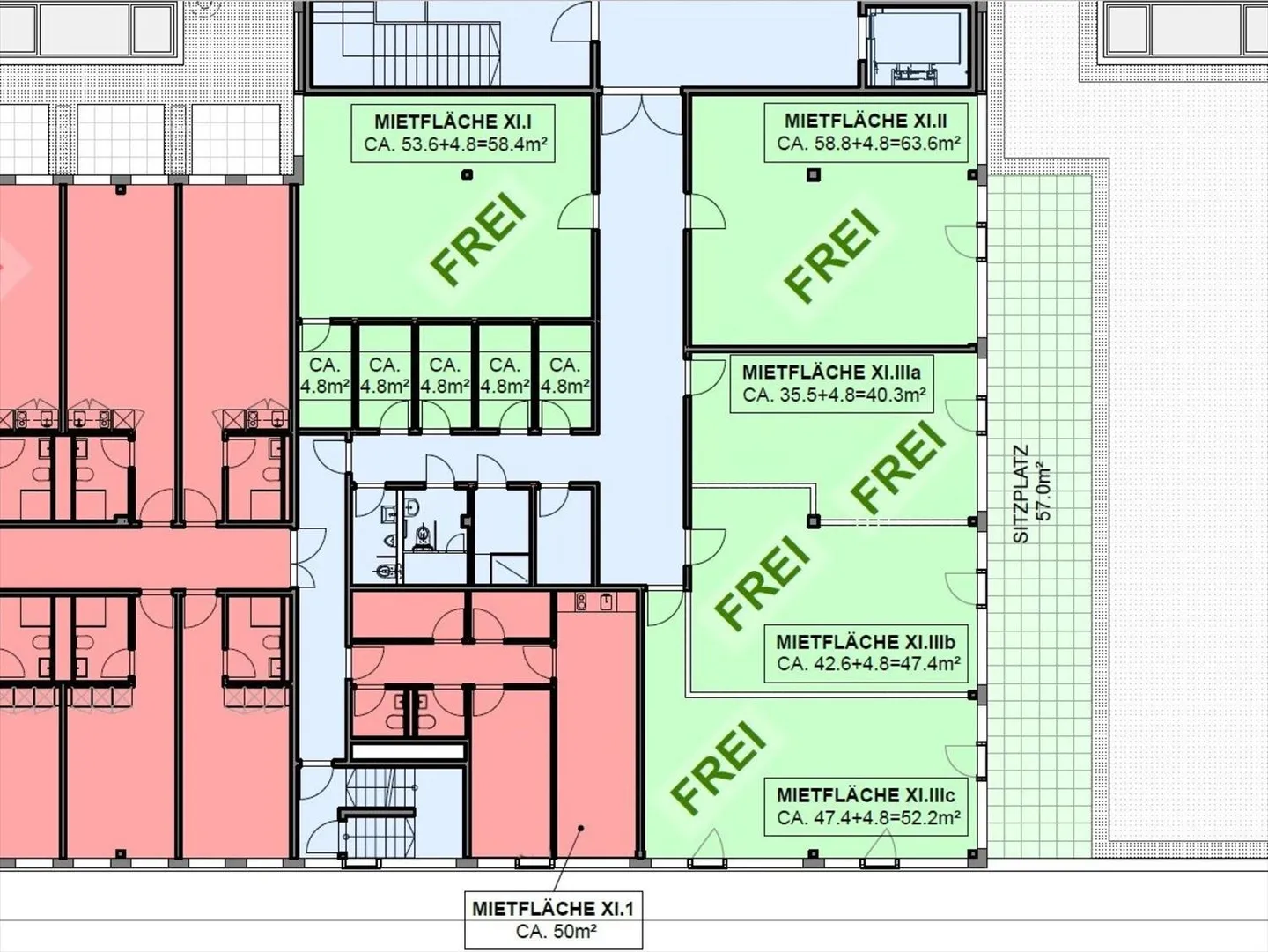 Espaces de pratique et de services agrandis au Rietbach Center - Photo 7 sur 7