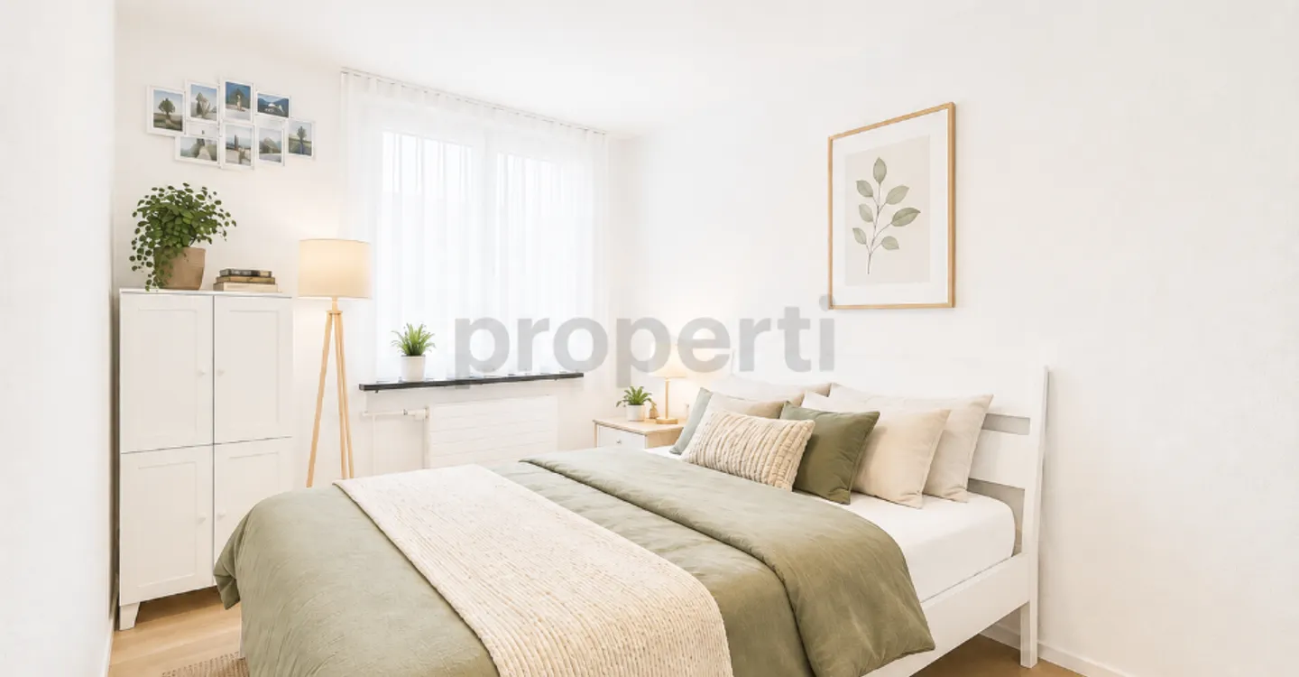 Confort de vie rénové avec balcon et vue sur la verdure à Rheineck - Photo 4 sur 11