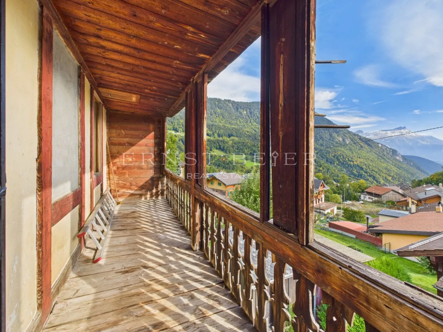 Reihenchalet zur Renovierung - freie Sicht - ruhige und grüne Umgebung - Foto 2 von 13