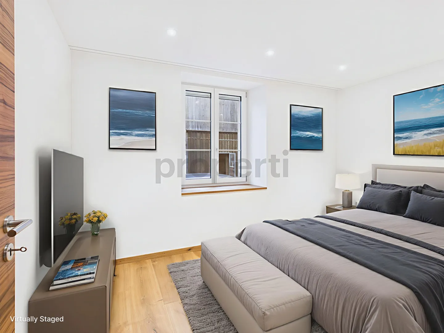 Attraktive 3.5-Zimmer-Wohnung mit Balkon in Zweidlen - Foto 9 von 12