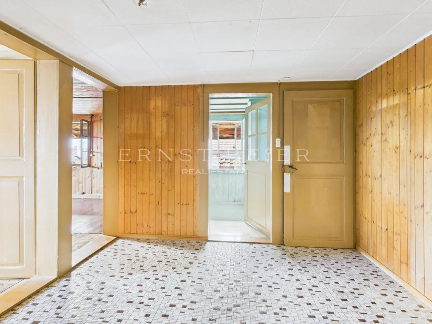 Reihenchalet zur Renovierung - freie Sicht - ruhige und grüne Umgebung - Foto 6 von 13