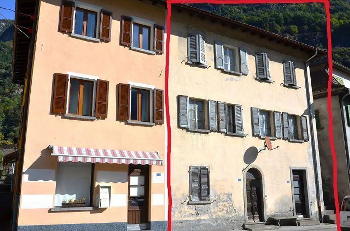Grande maison tessinoise à rénover sur 3 étages avec annexe, centrale... - Photo 1 sur 13