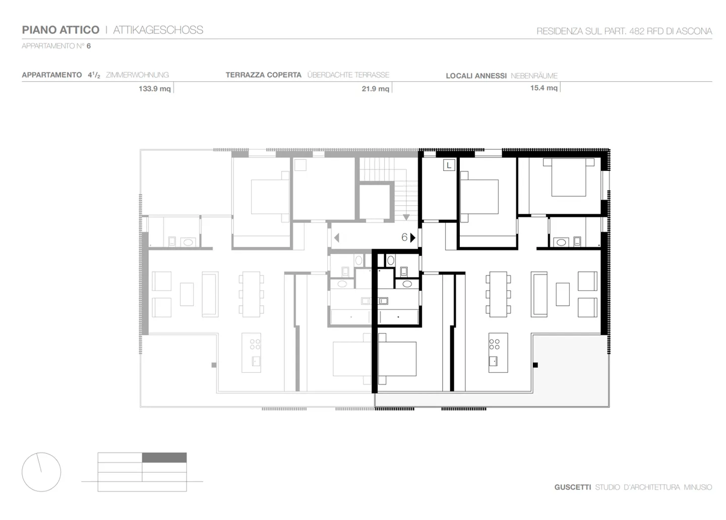 Penthouse luxueux de 4,5 pièces - Photo 4 sur 5