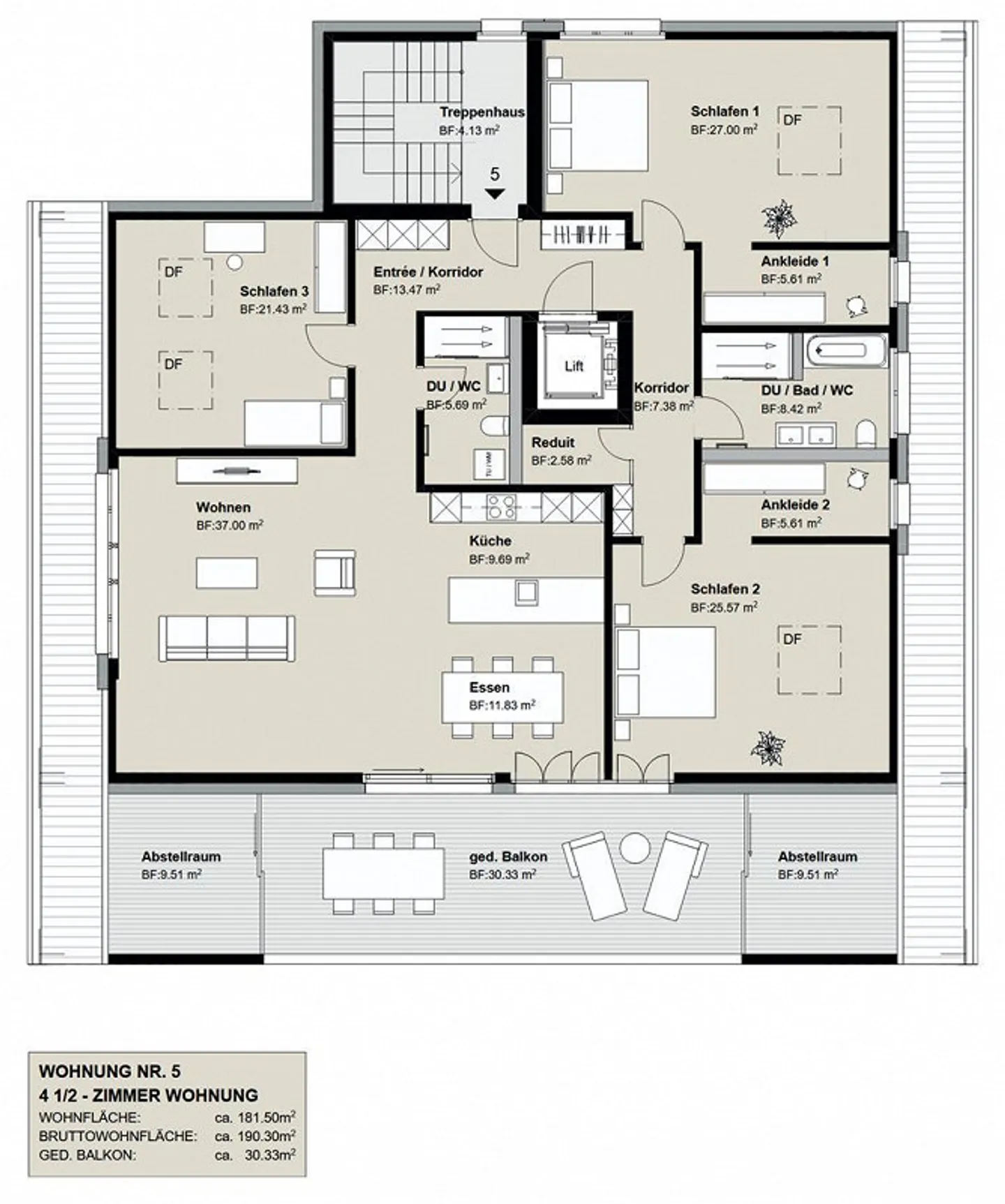Attico esclusivo di 4,5 stanze - Foto 7 di 7